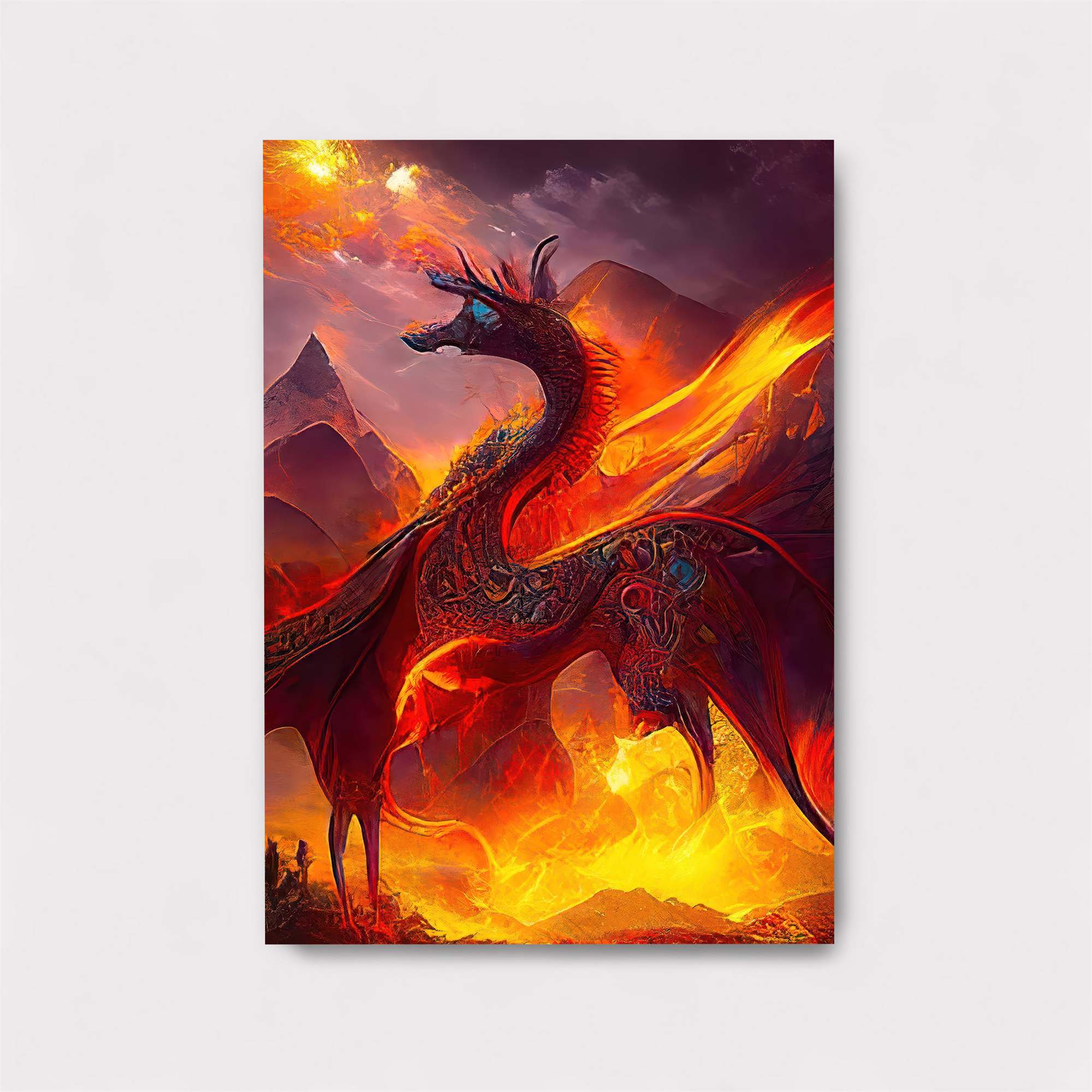 Dragon Blaze Safe Wall Magnetic / M