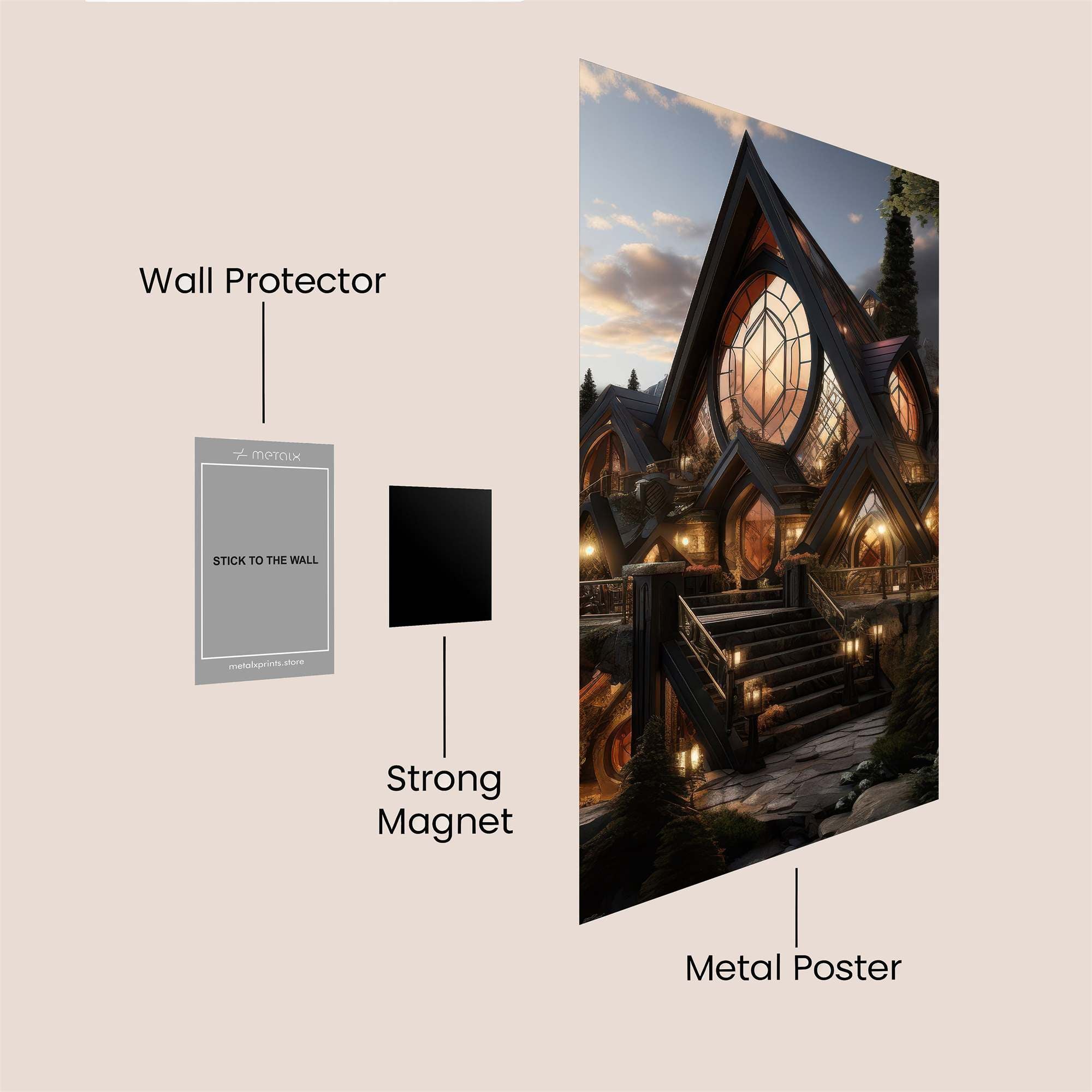 Elfhaven Enchanting Safe Wall Magnetic / M