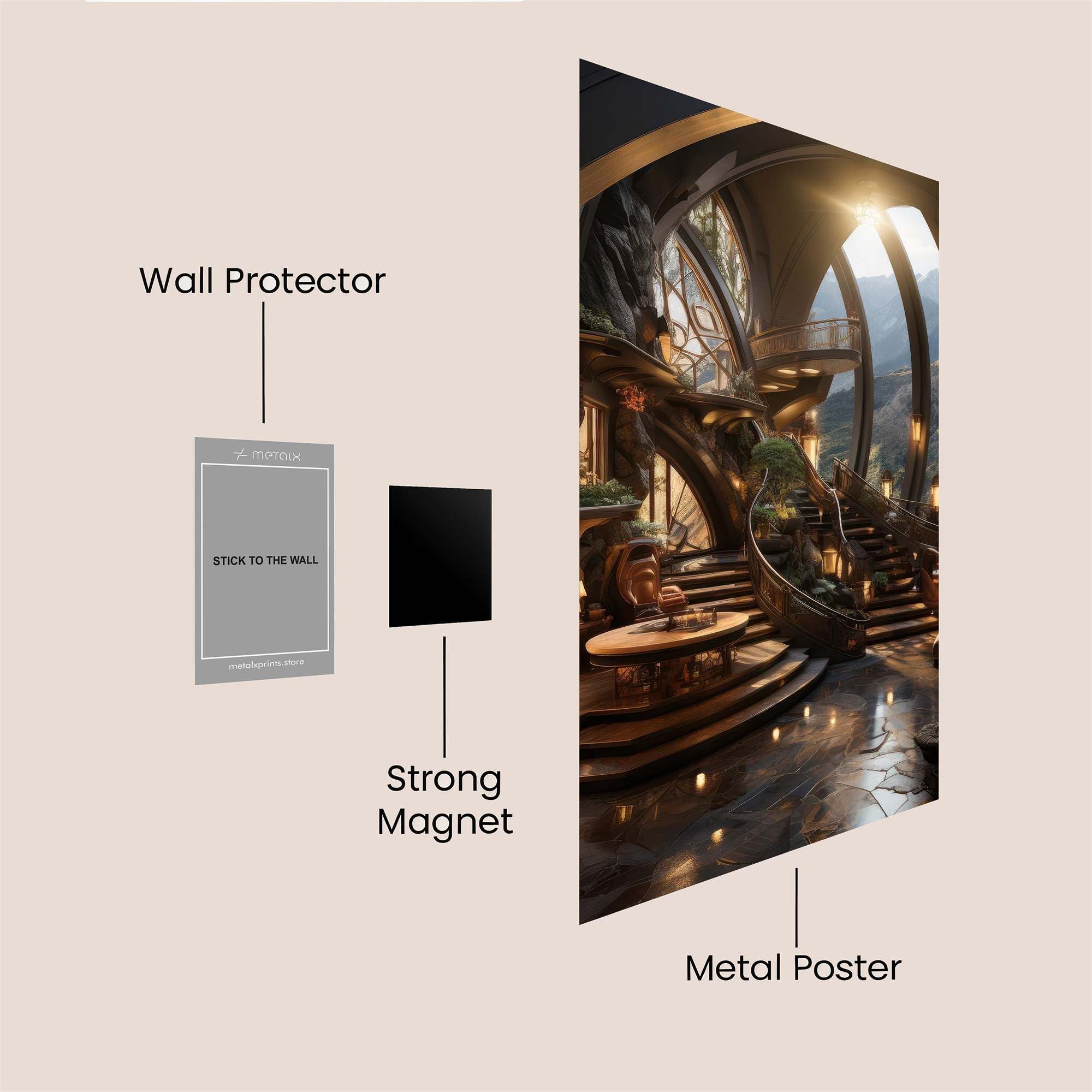 Elven Sanctuary Safe Wall Magnetic / M