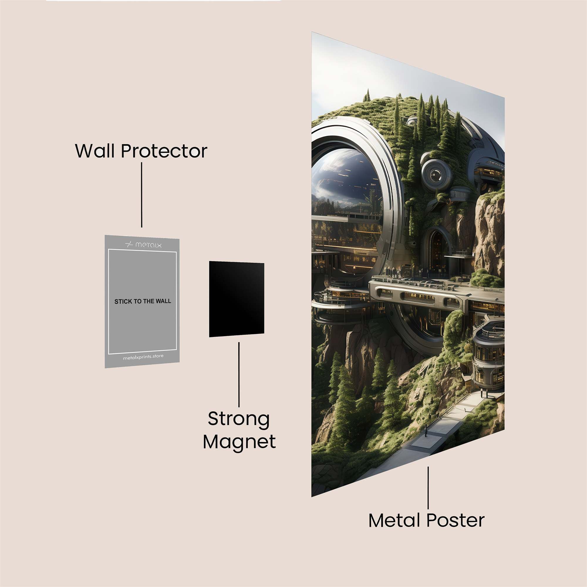 EcoSphere Serene Safe Wall Magnetic / M