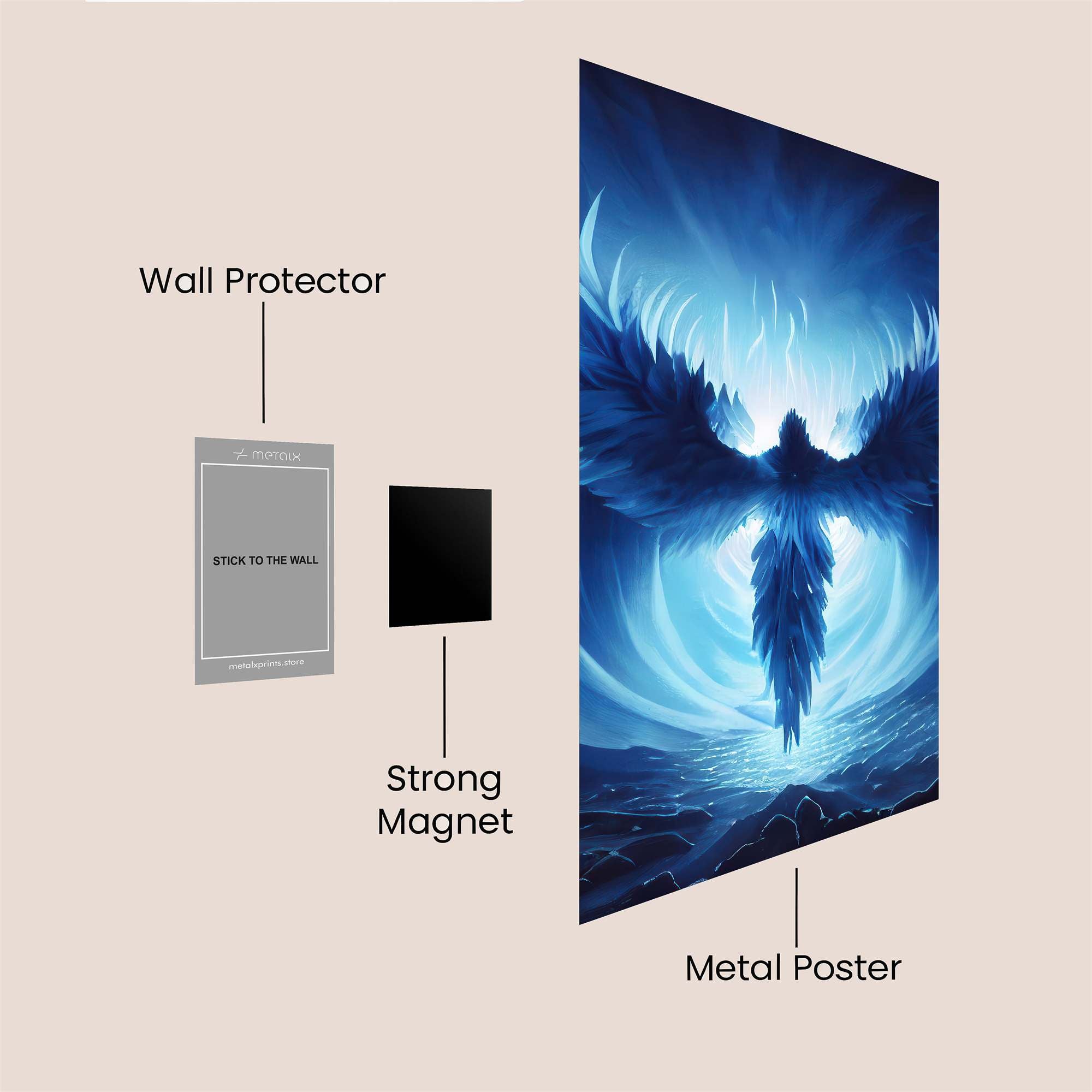 Phoenix Radiant Safe Wall Magnetic / M