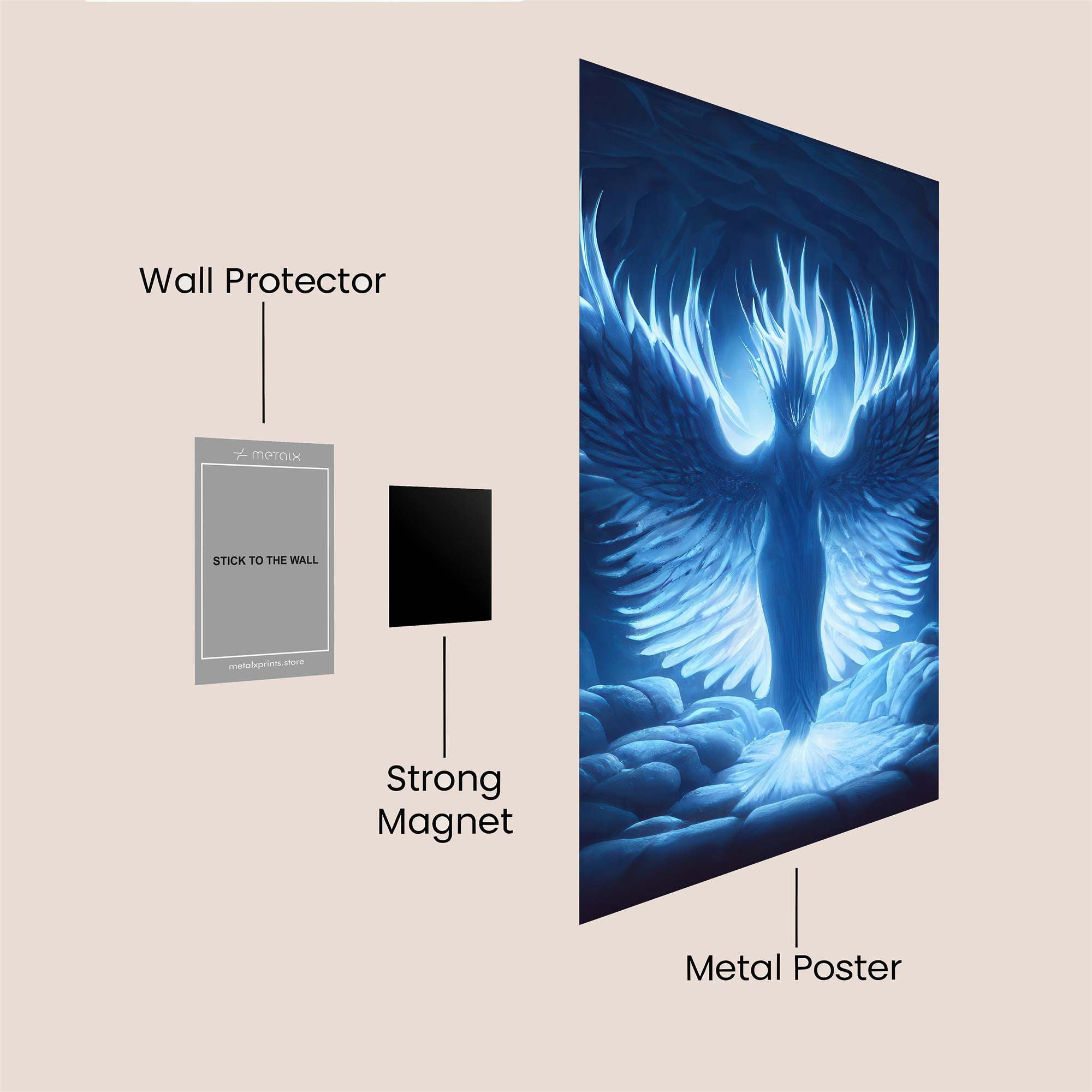 Angel Radiance Safe Wall Magnetic / M