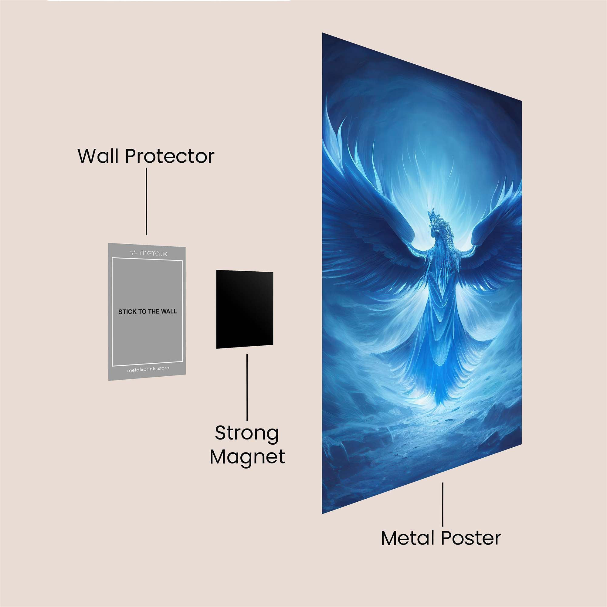 Phoenix Radiance Safe Wall Magnetic / M