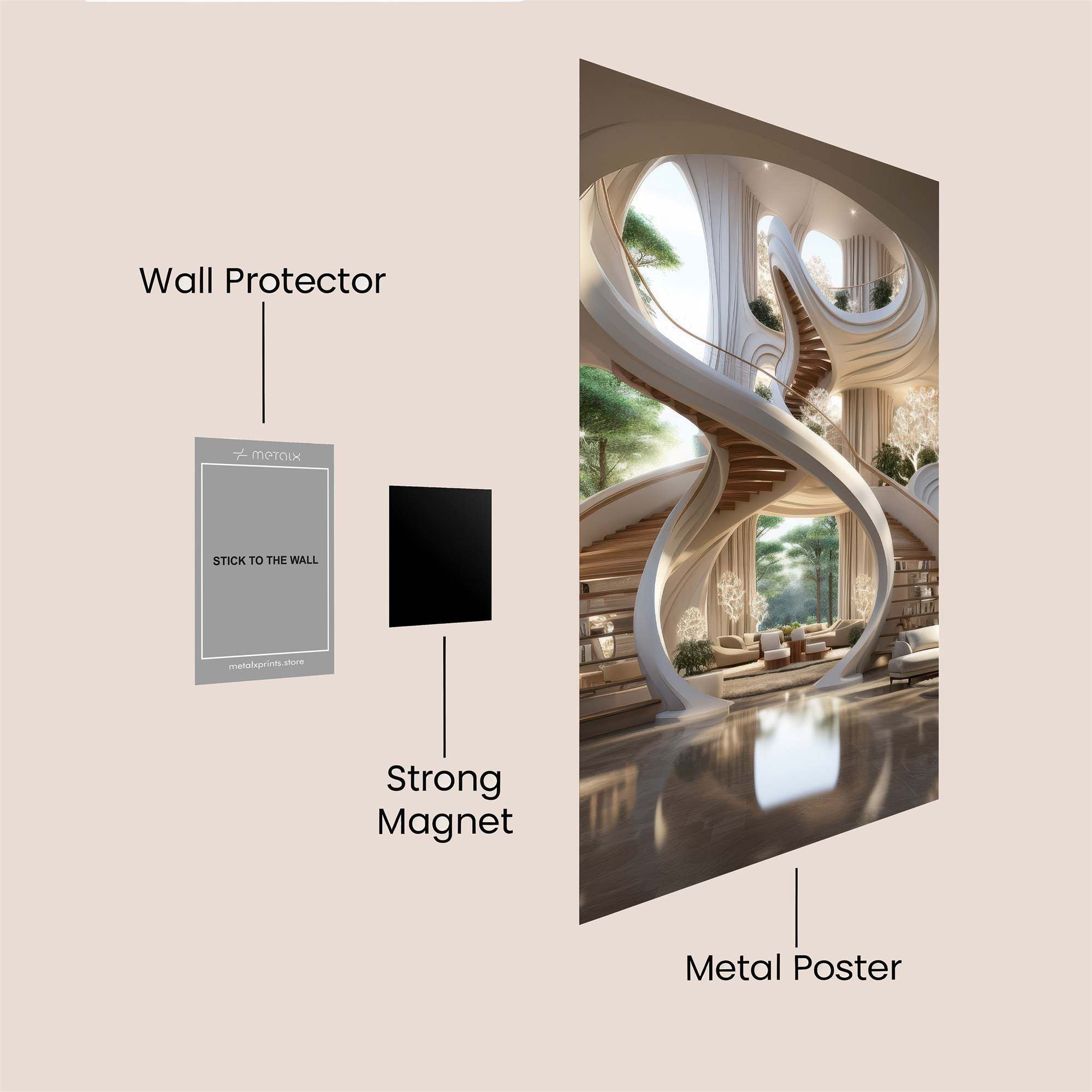 Nature's Embrace Safe Wall Magnetic / M
