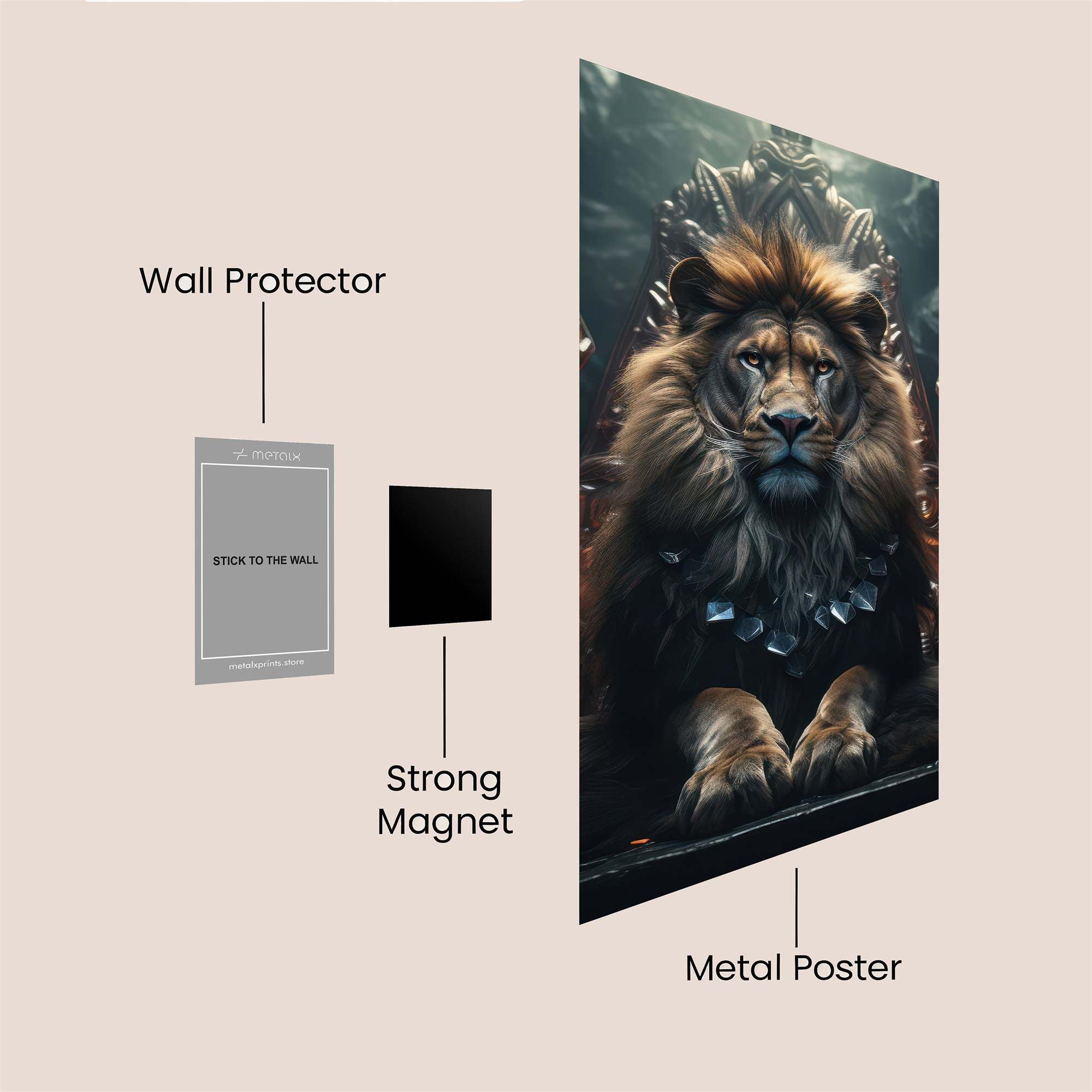 Regal Majesty Safe Wall Magnetic / M