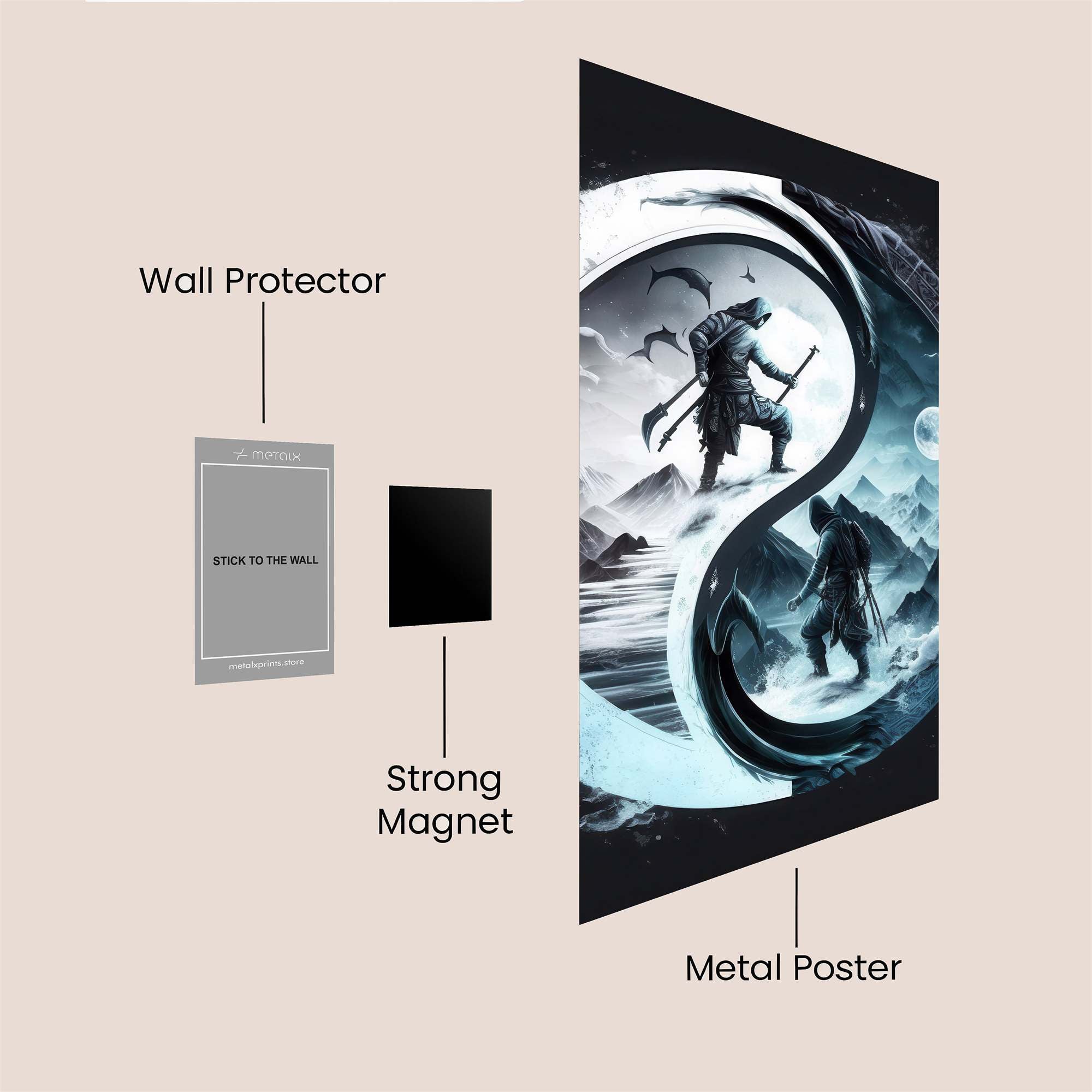 Warrior Balance Safe Wall Magnetic / M