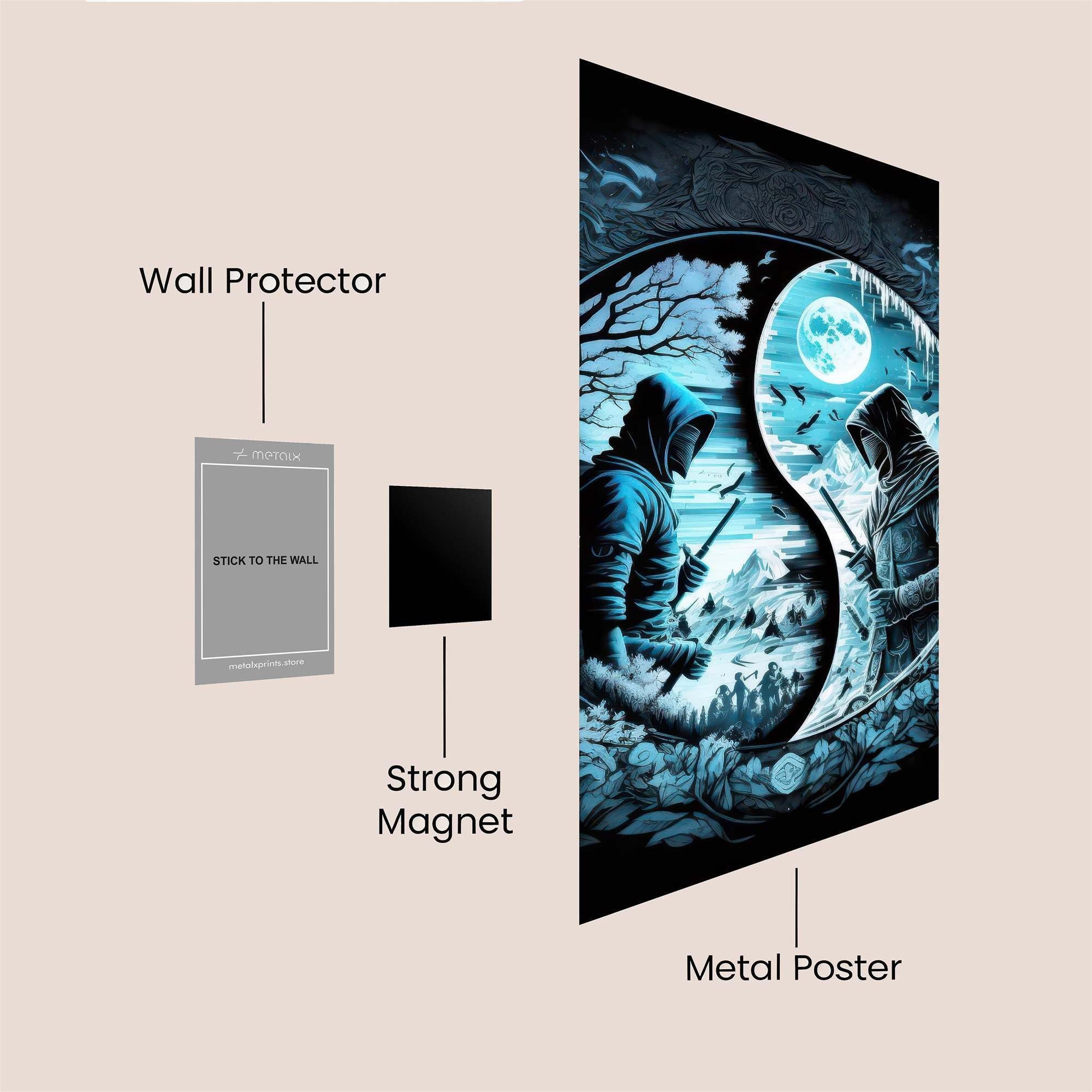 Assassin's Duality Safe Wall Magnetic / M