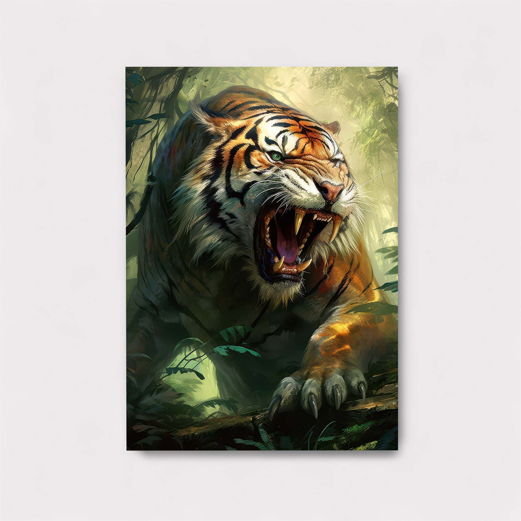 Tiger Ferocity Safe Wall Magnetic / M