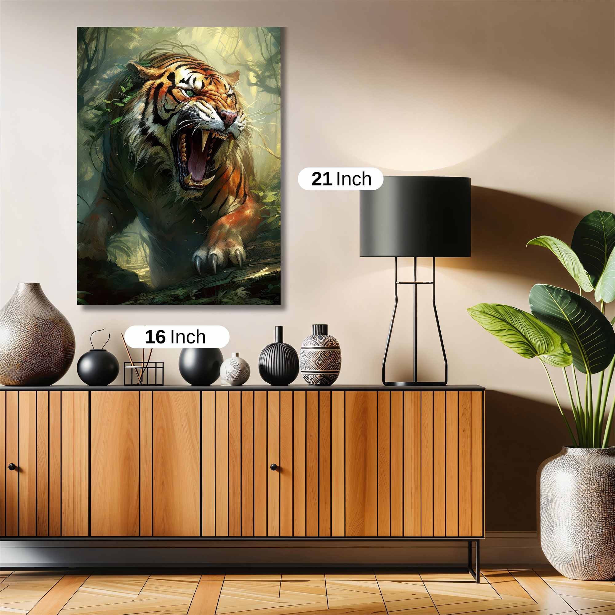Tiger Fury Safe Wall Magnetic / M