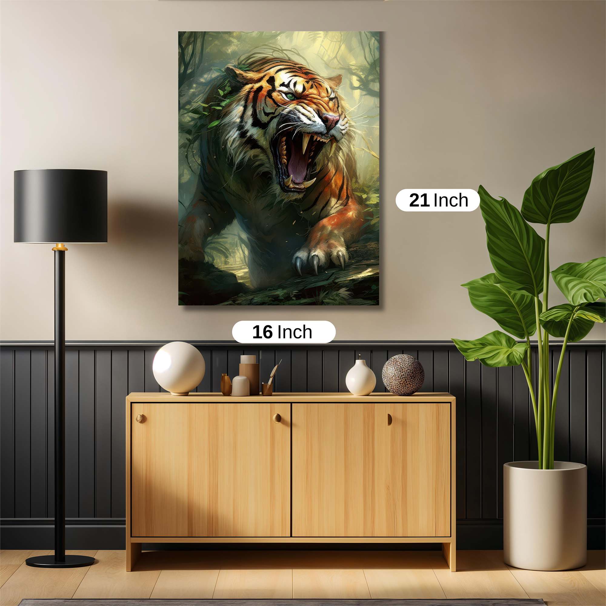 Tiger Fury Safe Wall Magnetic / M
