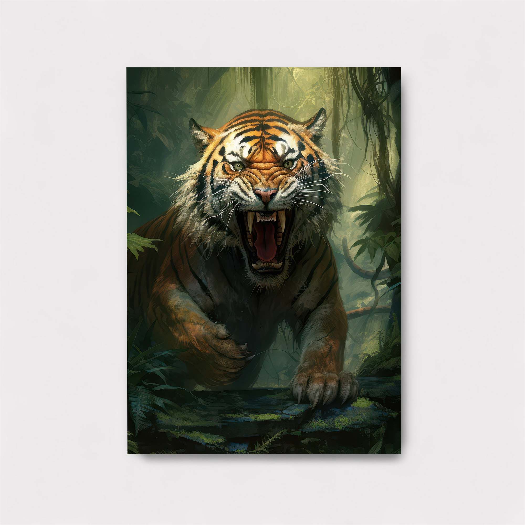 Tiger Ferocity Safe Wall Magnetic / M