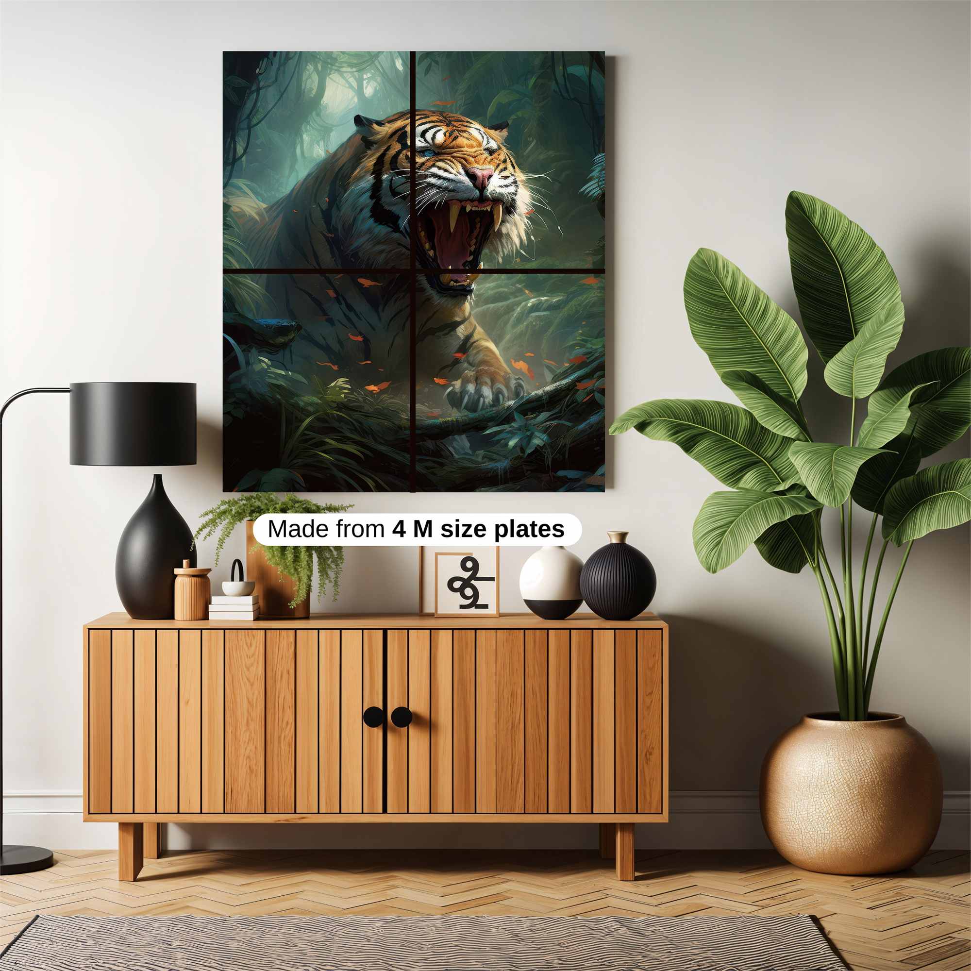 Tiger Rage Safe Wall Magnetic / M