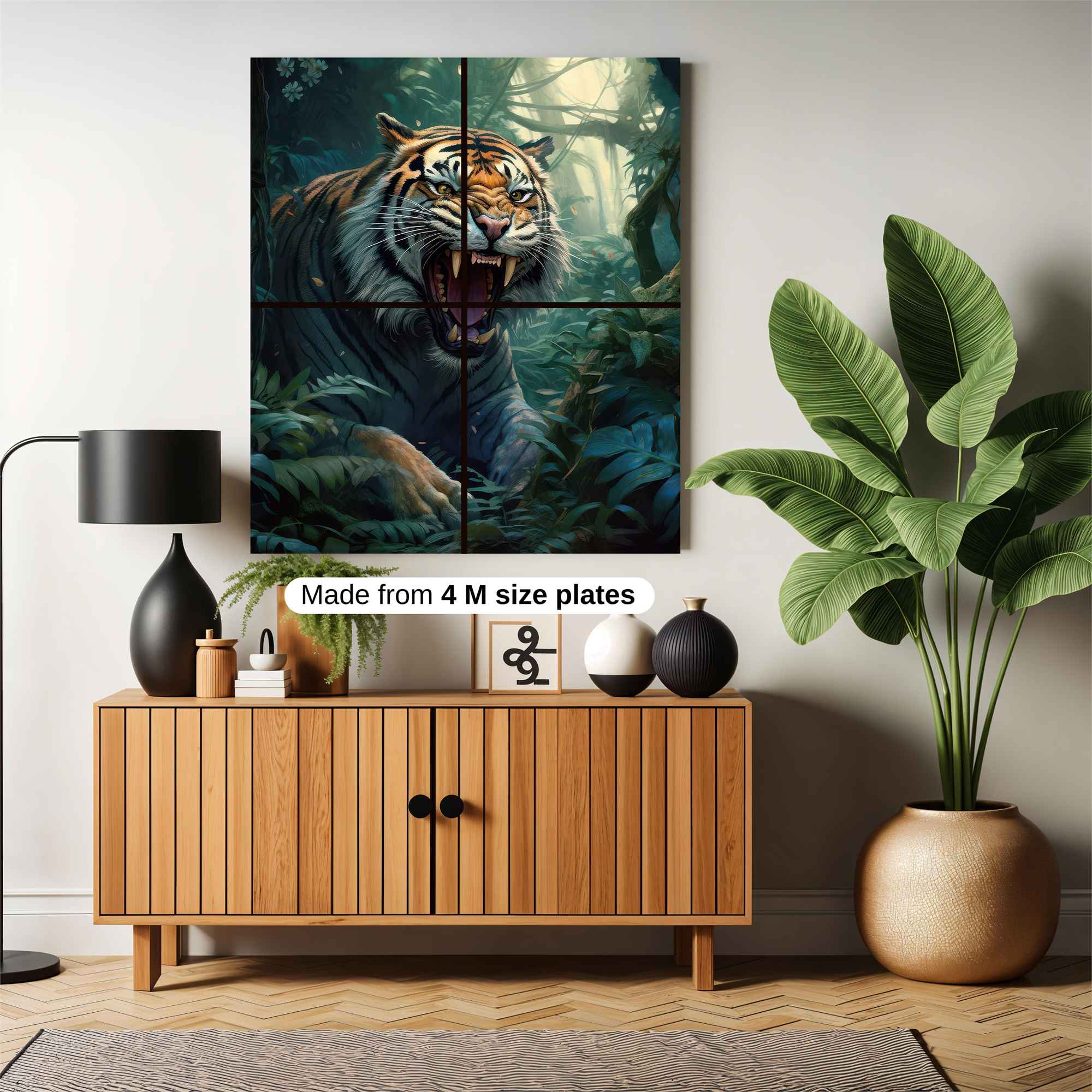 Tiger Menace Safe Wall Magnetic / M