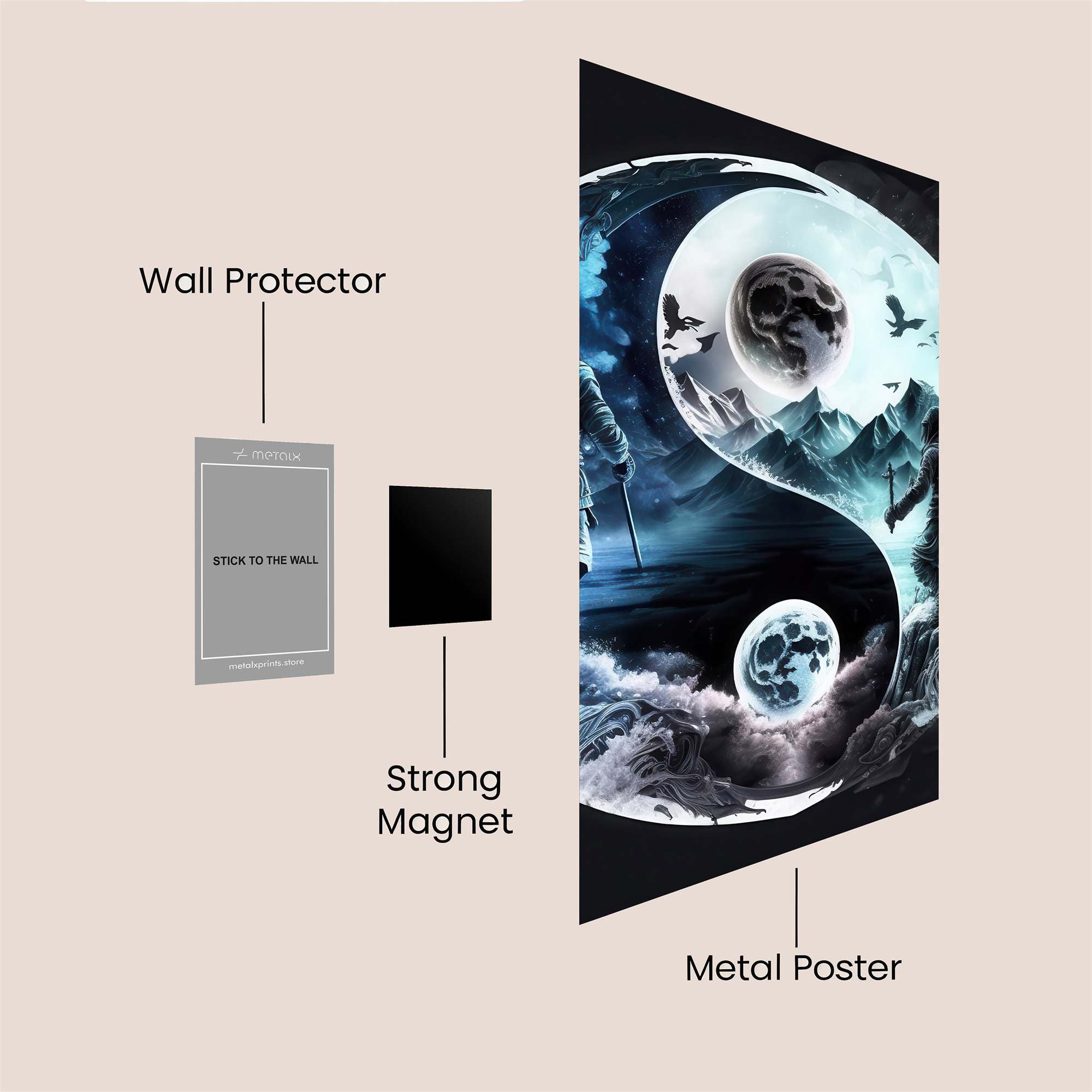 WarriorBalance Safe Wall Magnetic / M