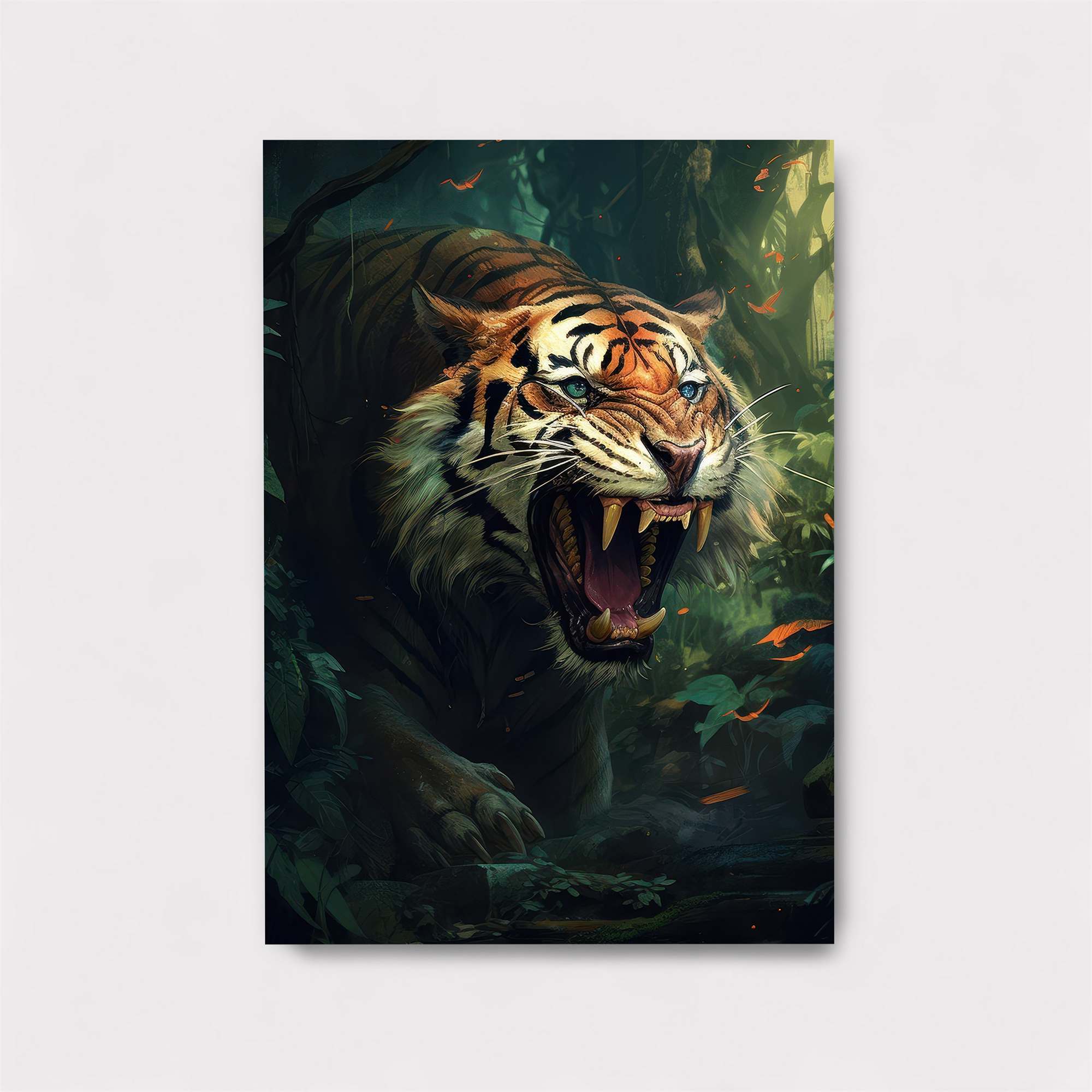 Tiger Ferocity Safe Wall Magnetic / M