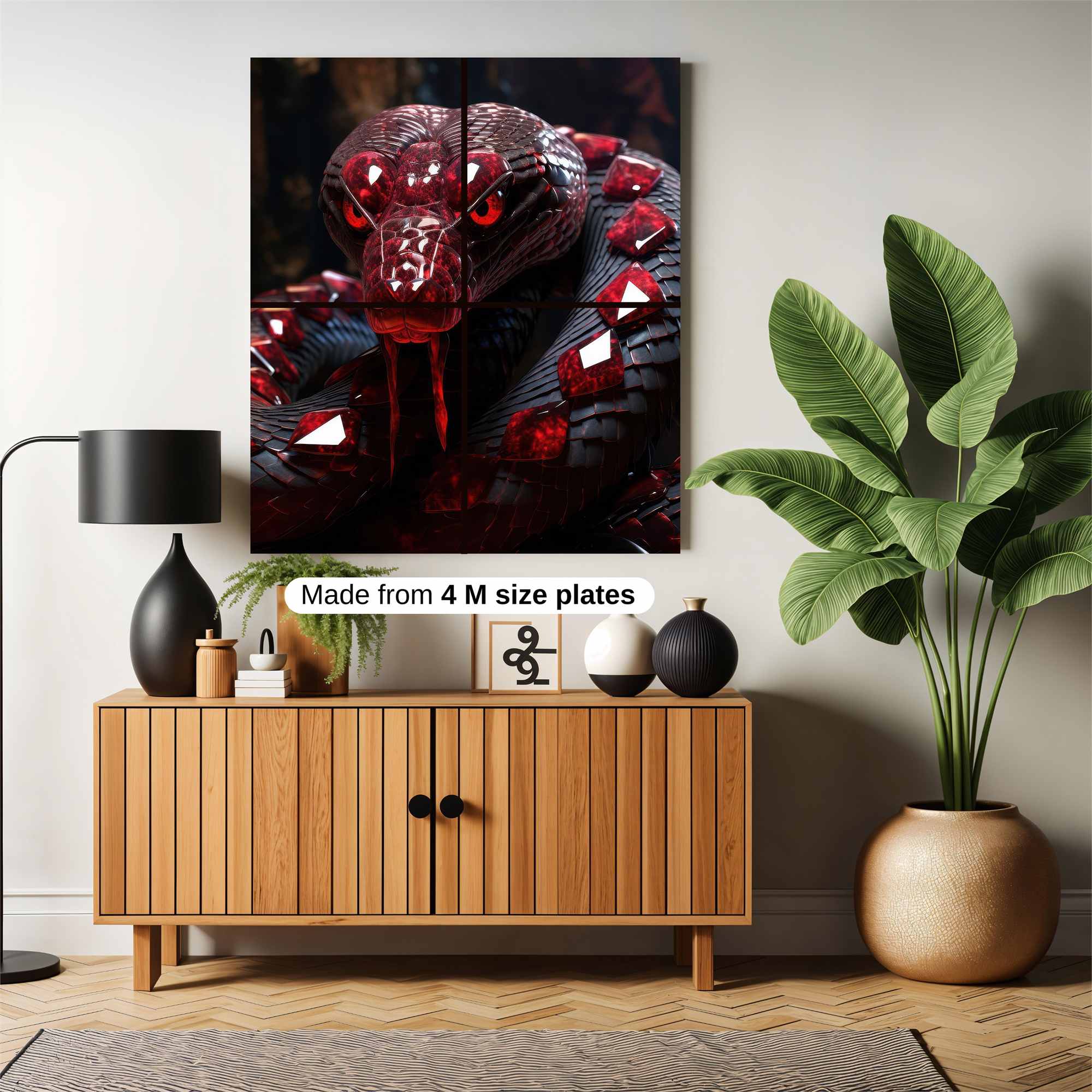 Jewel Serpent Safe Wall Magnetic / M