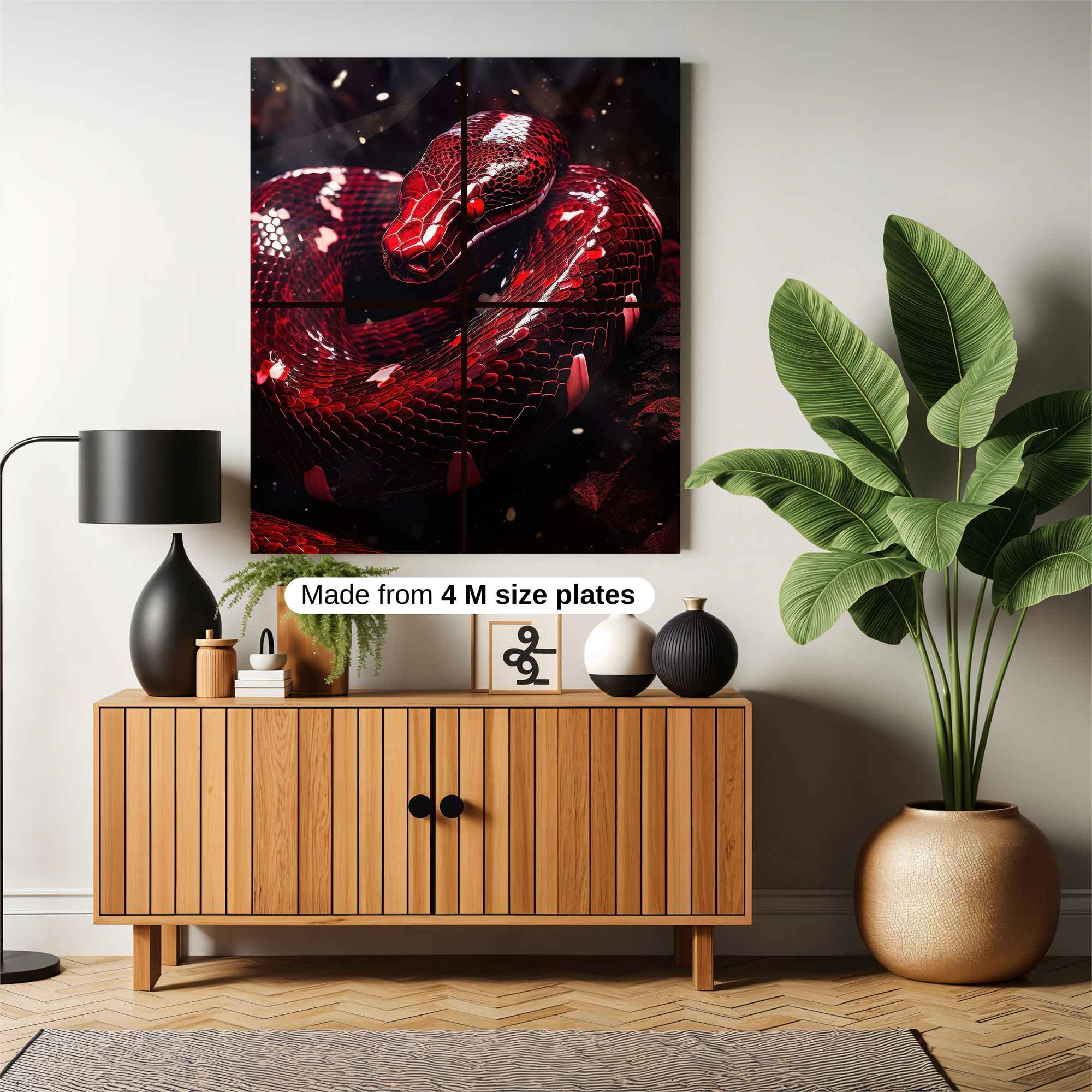 Crimson Enigma Safe Wall Magnetic / M