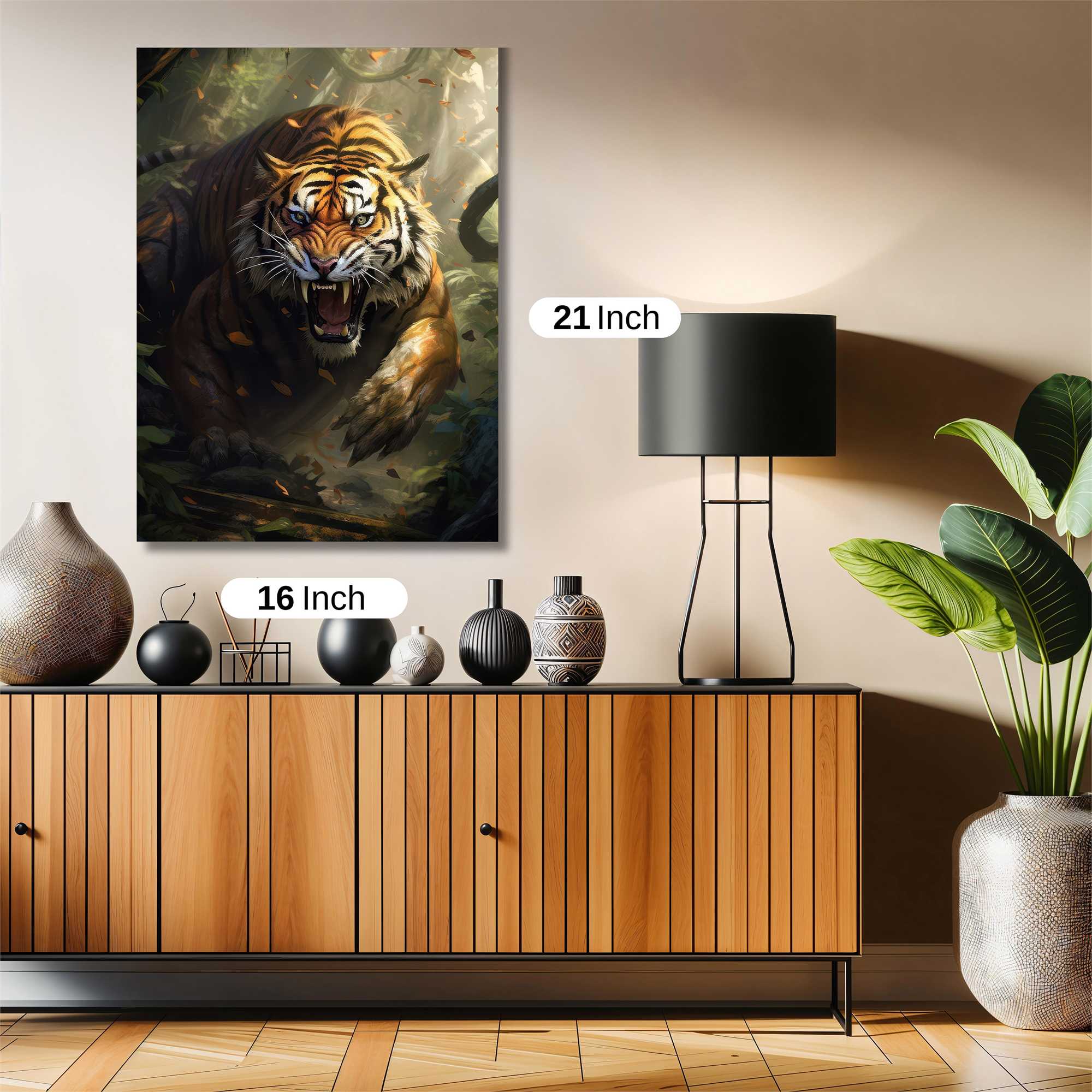 Tiger Ferocity Safe Wall Magnetic / M