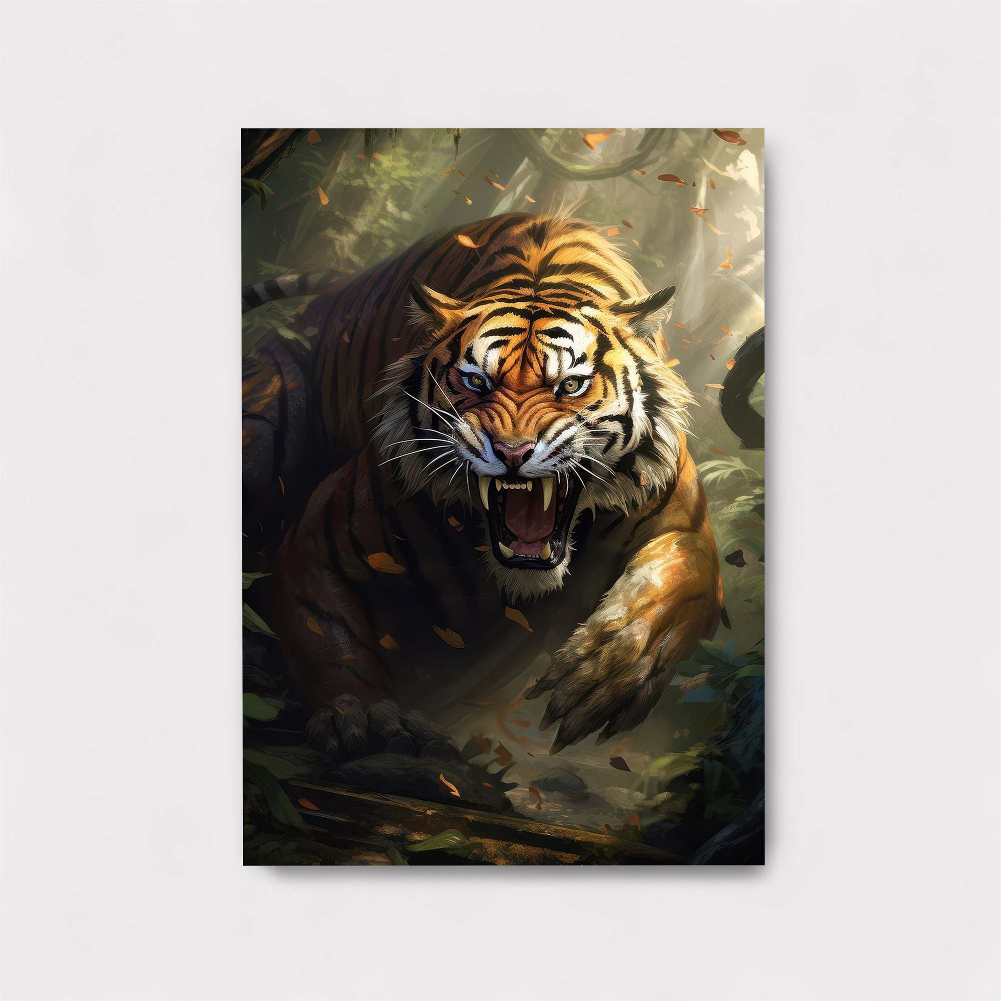 Tiger Ferocity Safe Wall Magnetic / M