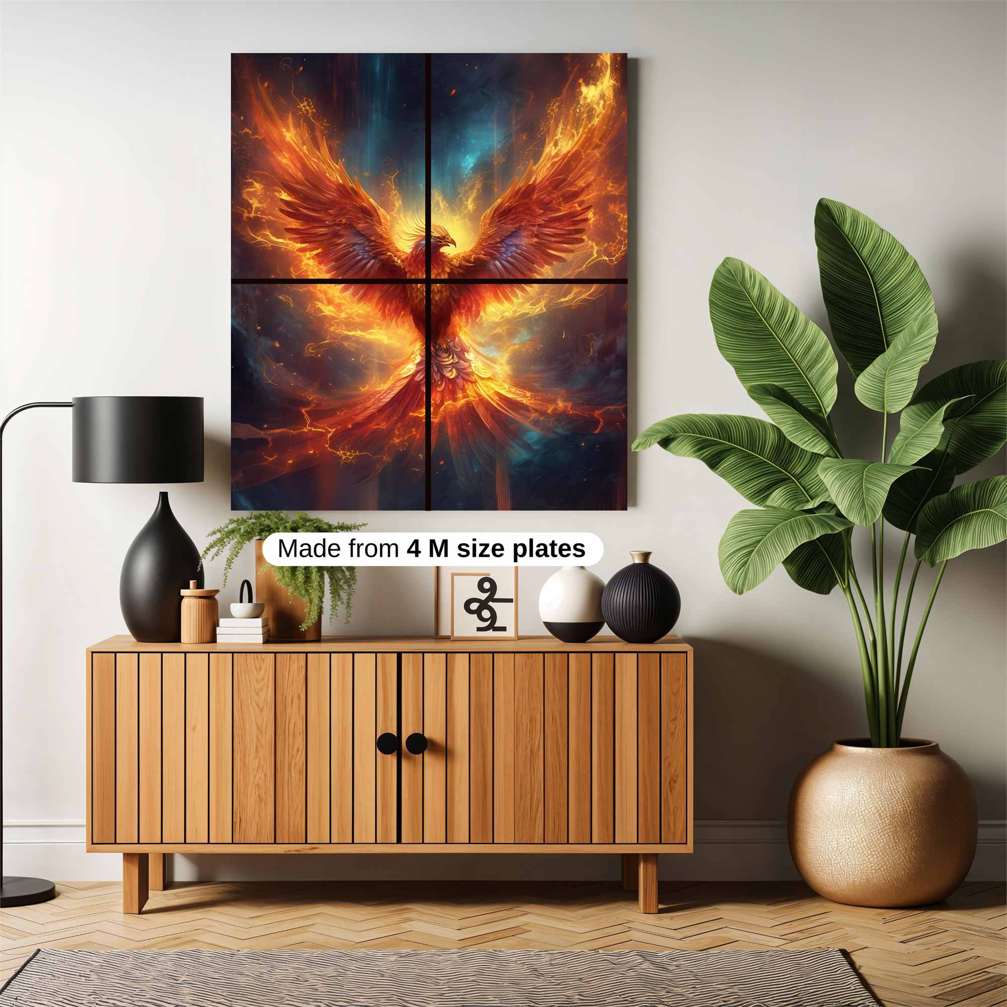 Phoenix Rebirth Safe Wall Magnetic / M