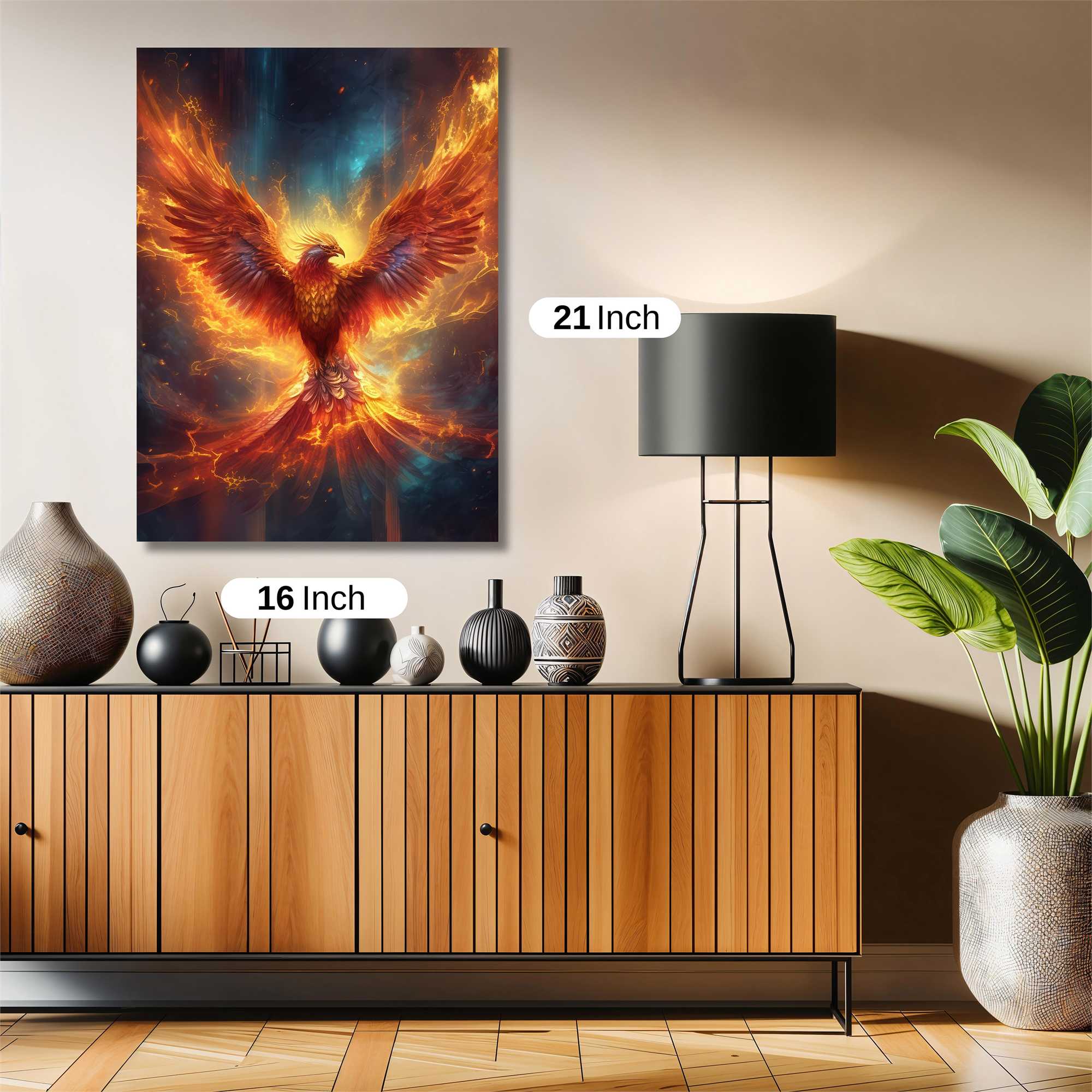 Phoenix Rebirth Safe Wall Magnetic / M