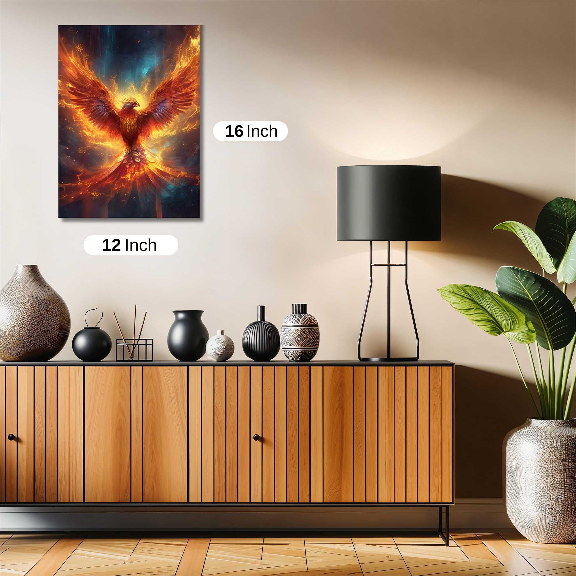 Phoenix Rebirth Safe Wall Magnetic / M