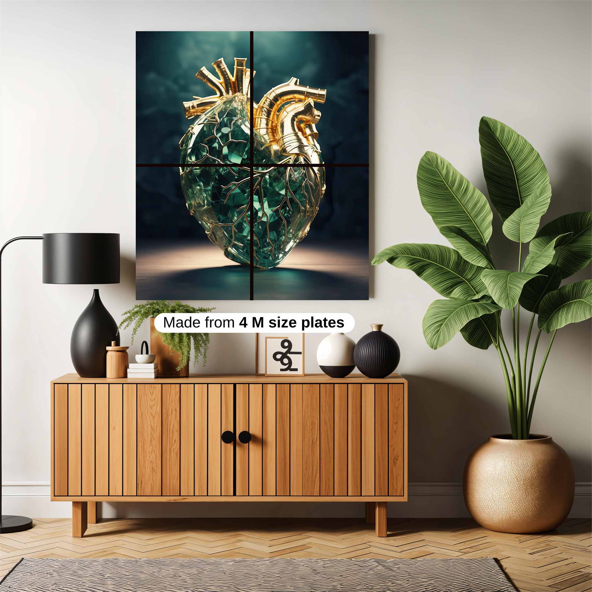 CrystalHeart Safe Wall Magnetic / M