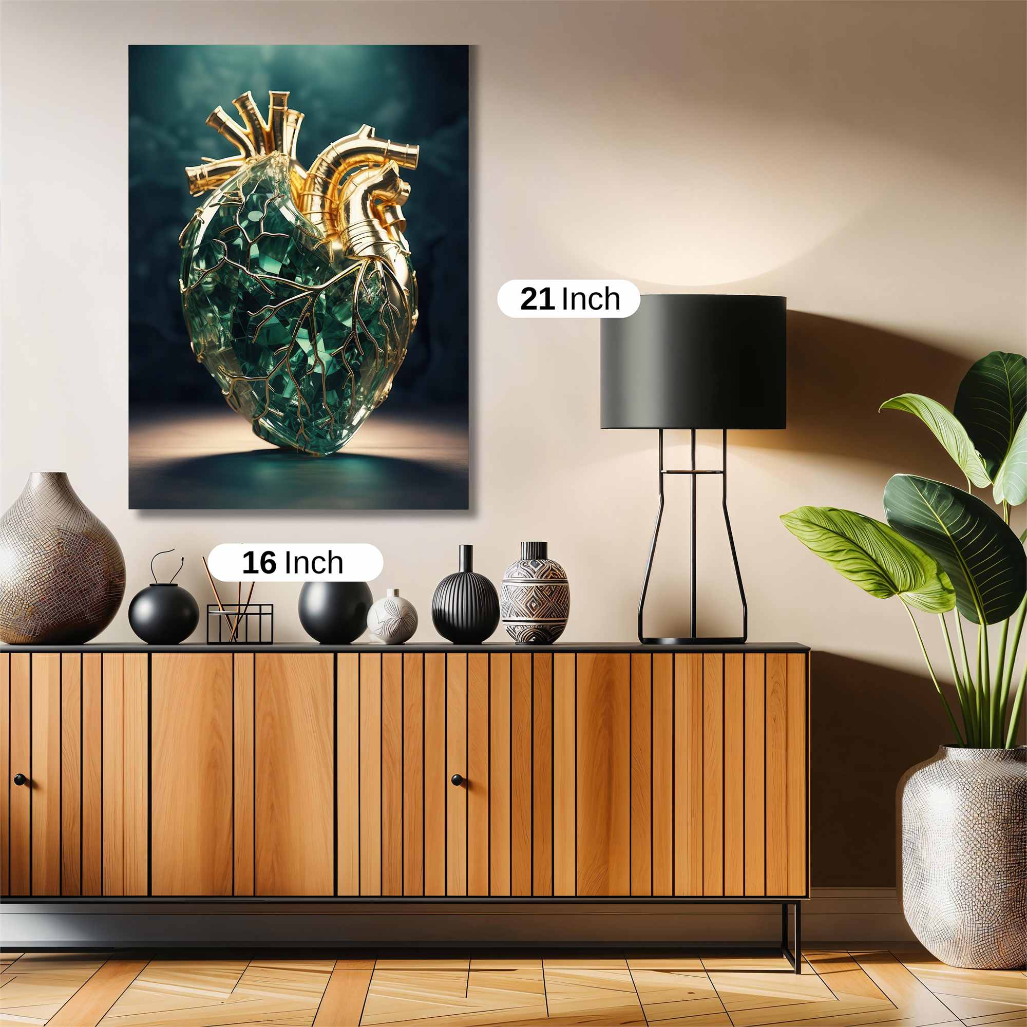 CrystalHeart Safe Wall Magnetic / M