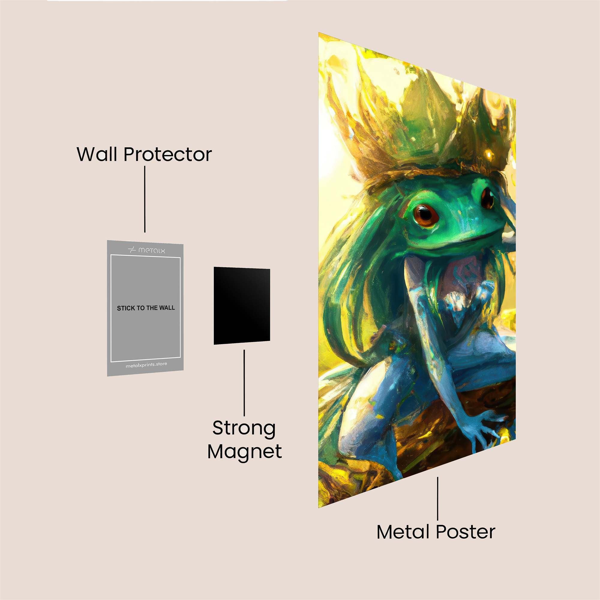 Frog Majesty Safe Wall Magnetic / M