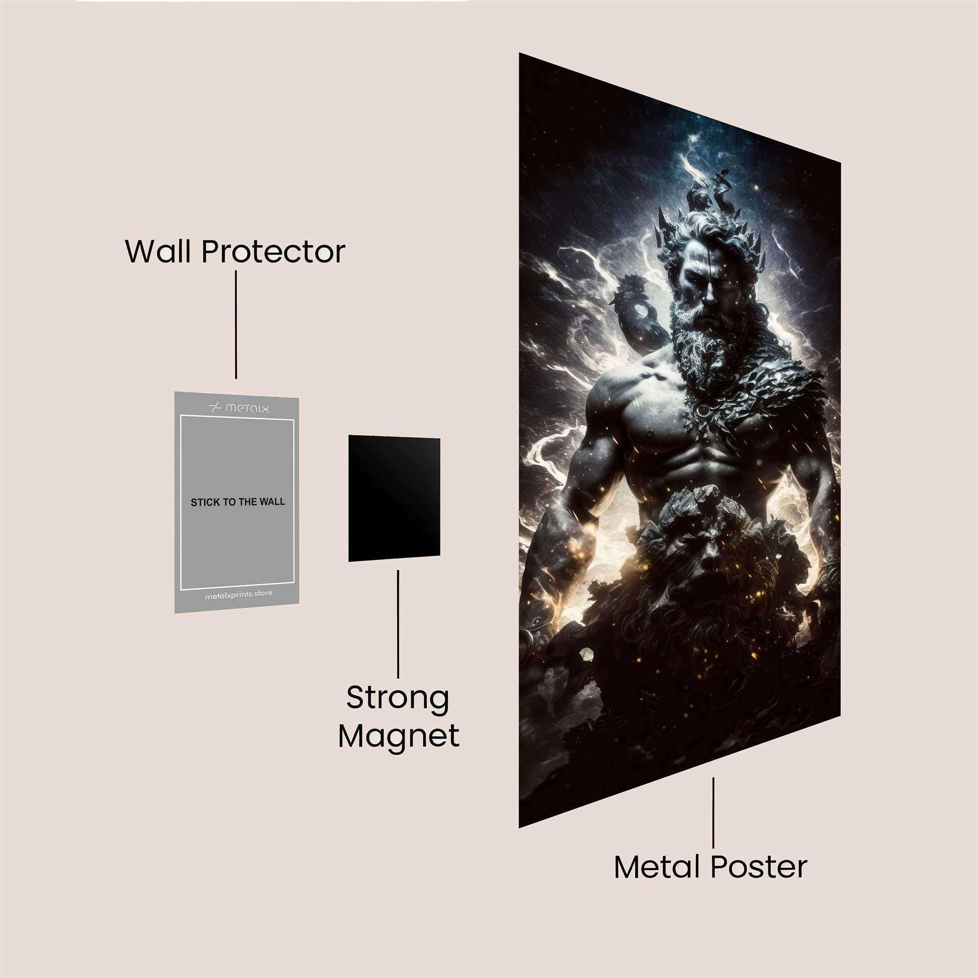 Zeus Tempest Safe Wall Magnetic / M