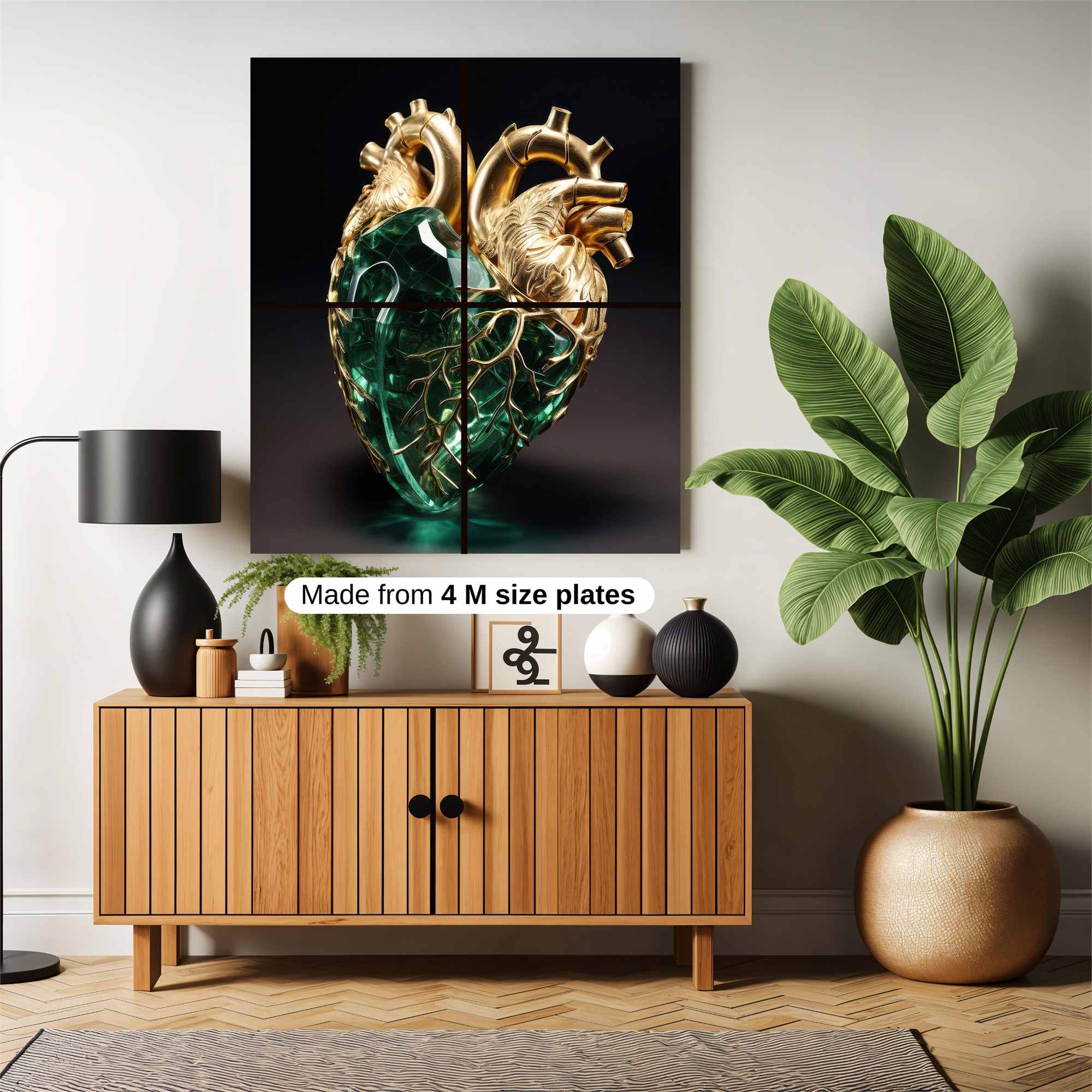 Emerald Serenity Safe Wall Magnetic / M