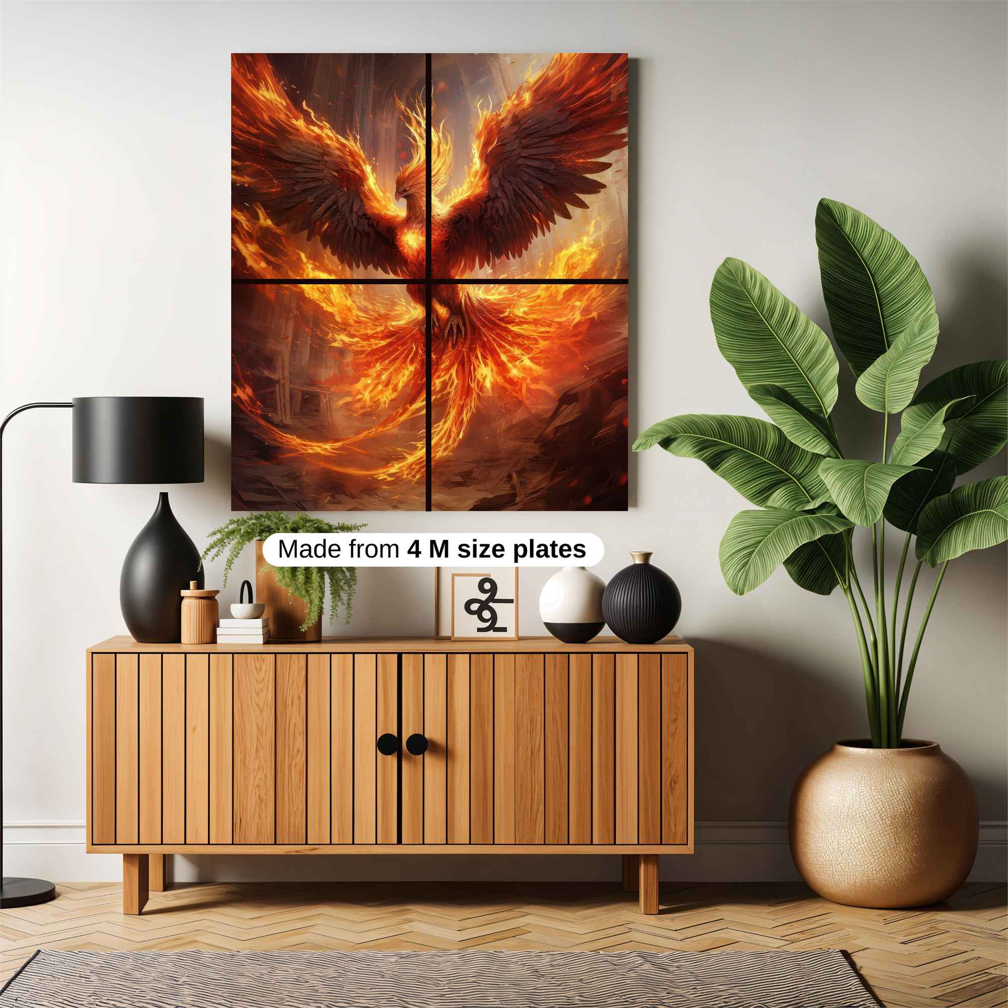 Phoenix Rebirth Safe Wall Magnetic / M