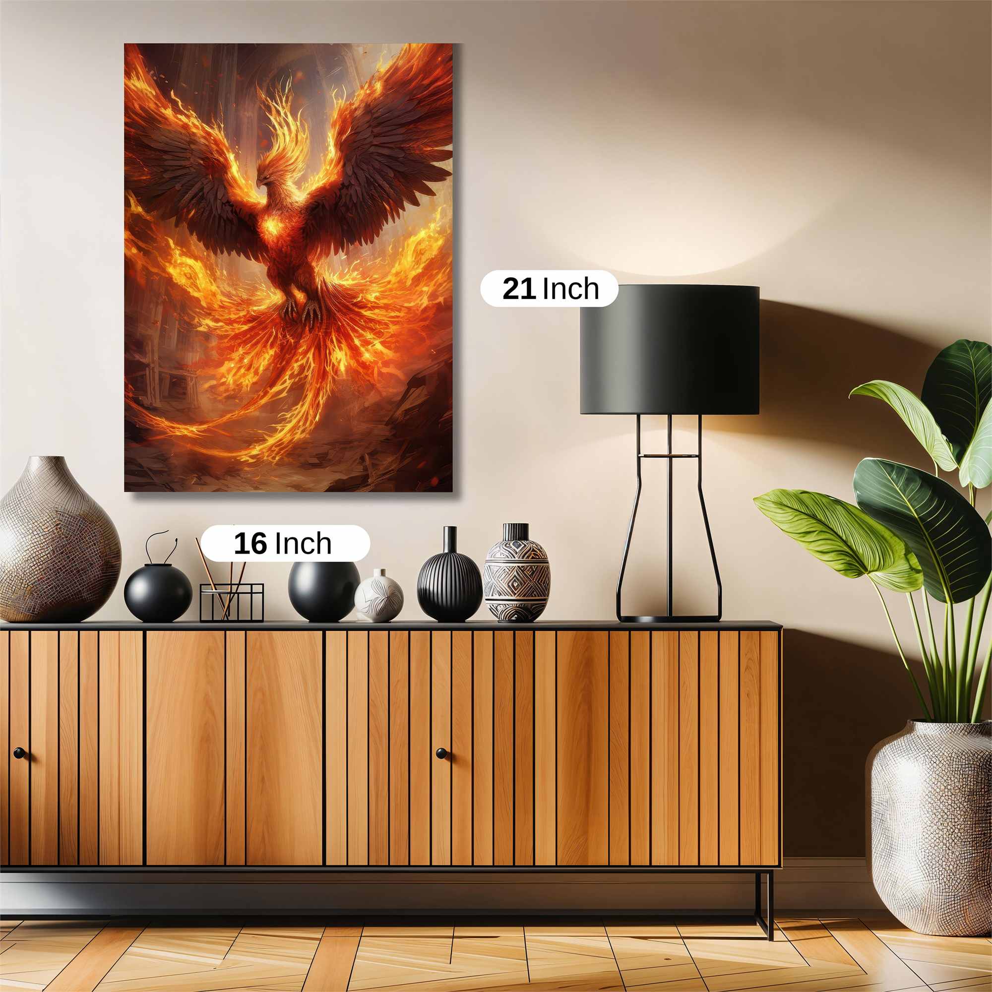Phoenix Rebirth Safe Wall Magnetic / M