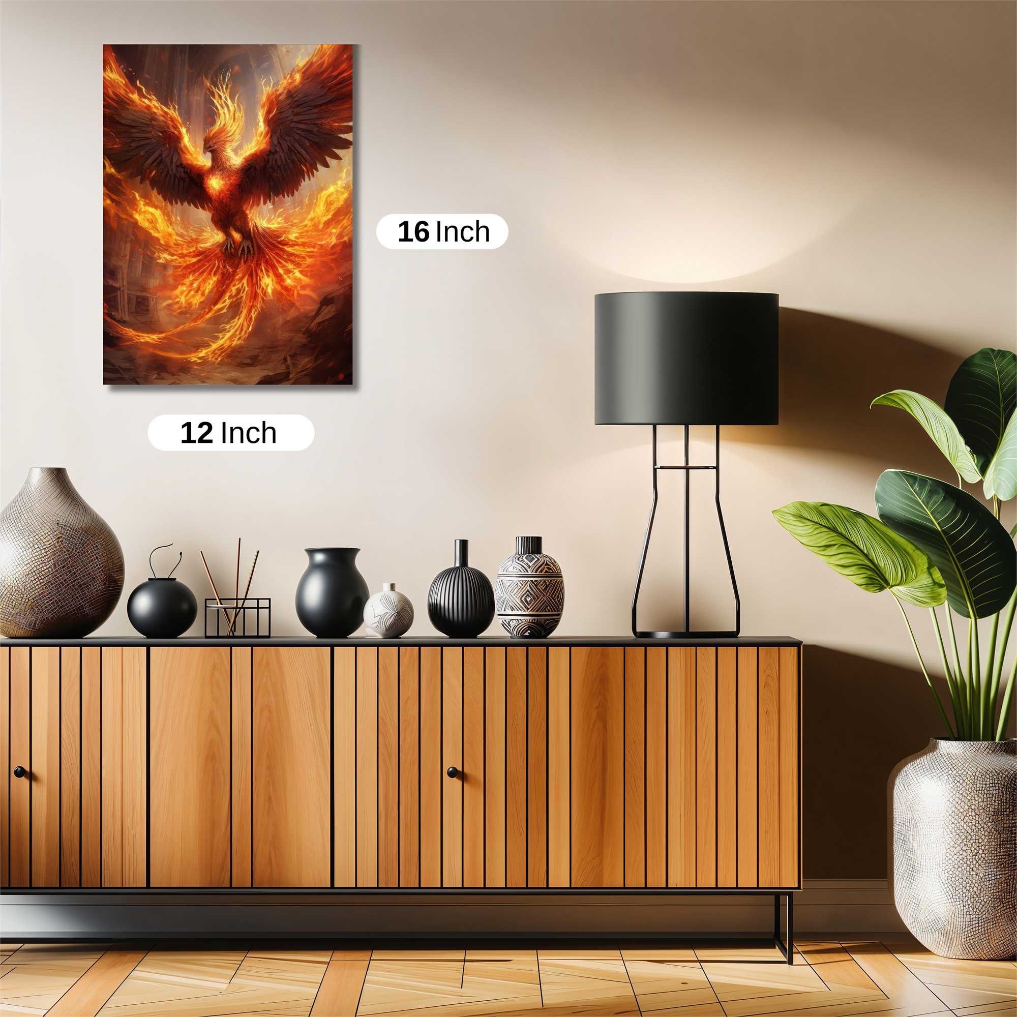 Phoenix Rebirth Safe Wall Magnetic / M