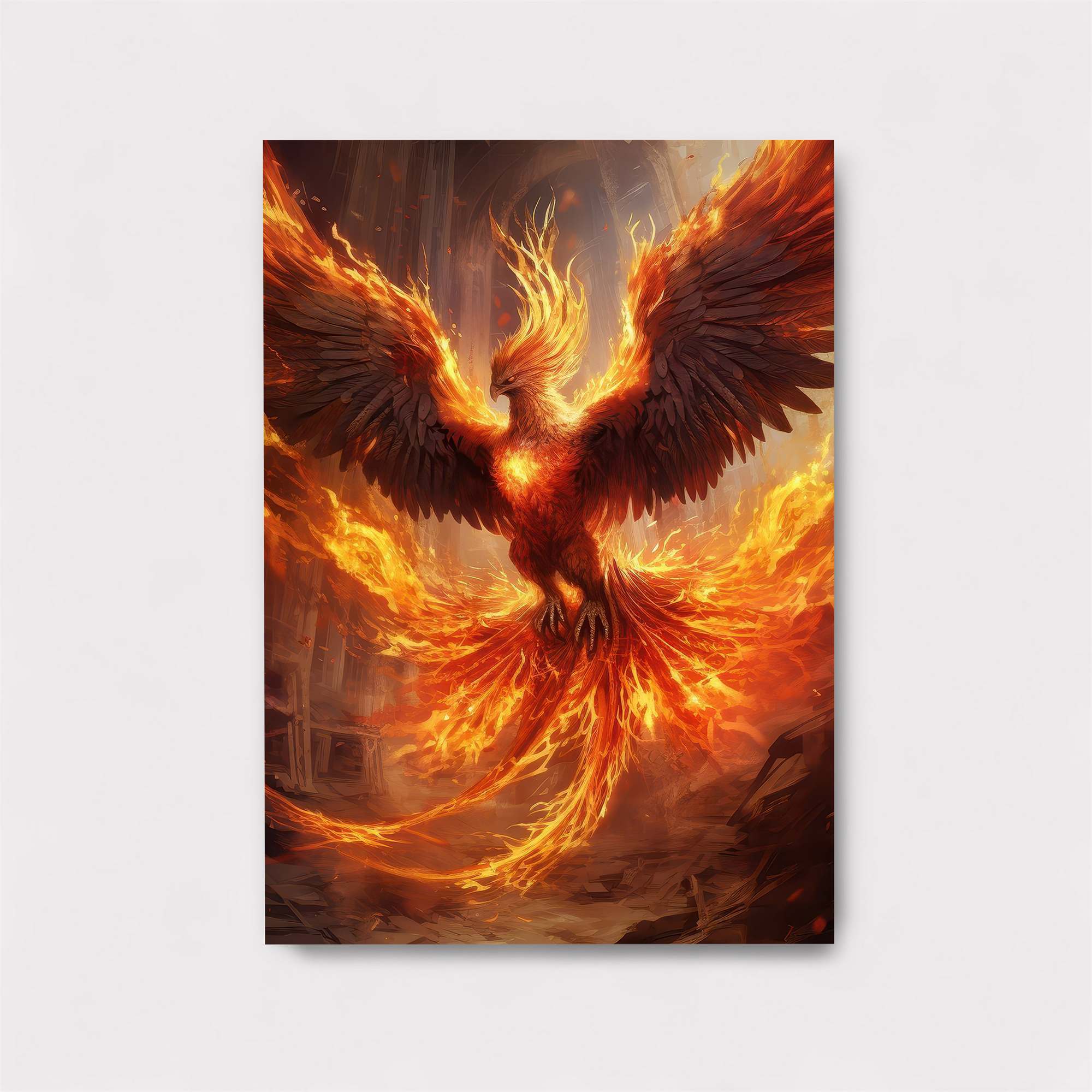 Phoenix Rebirth Safe Wall Magnetic / M