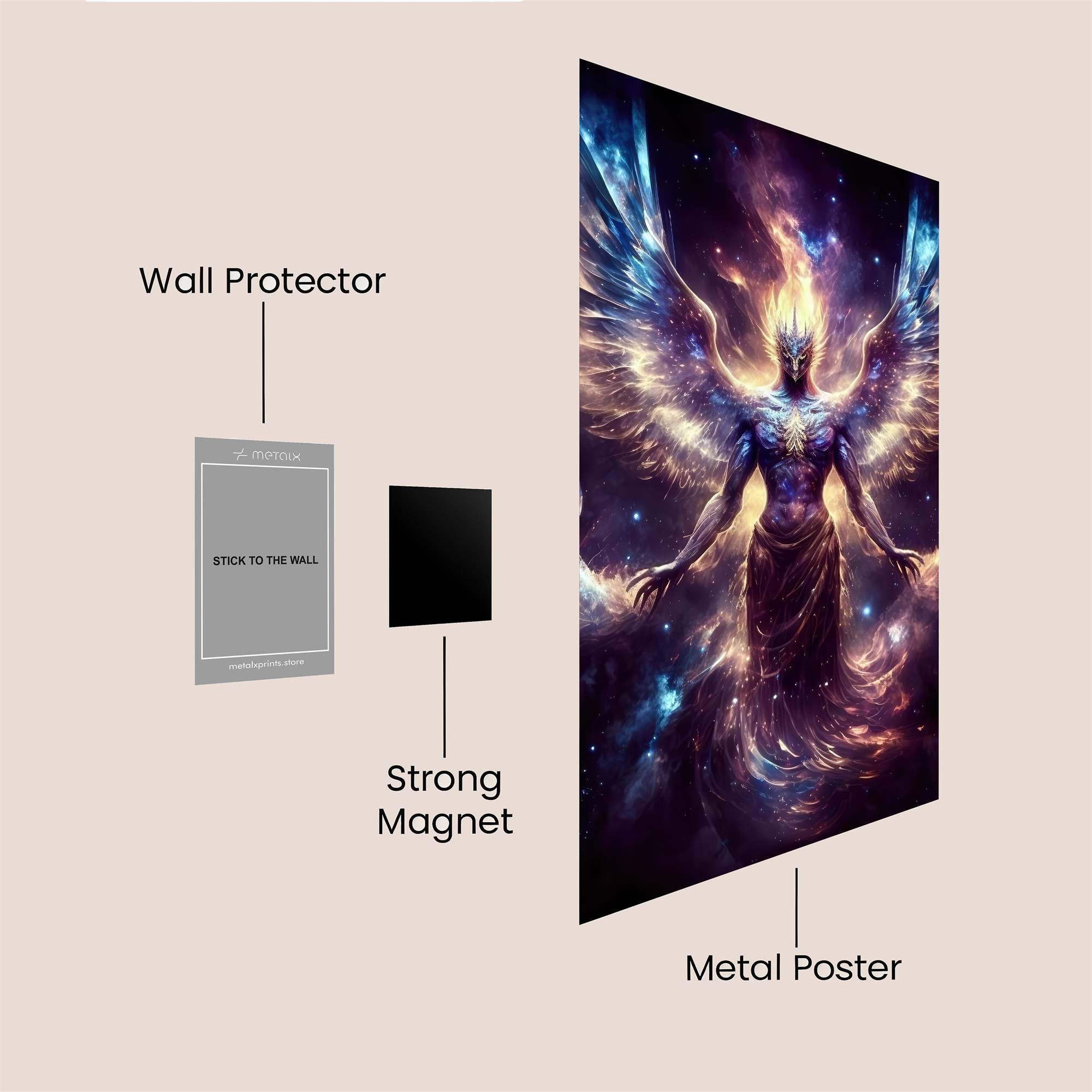 Cosmic Serenity Safe Wall Magnetic / M