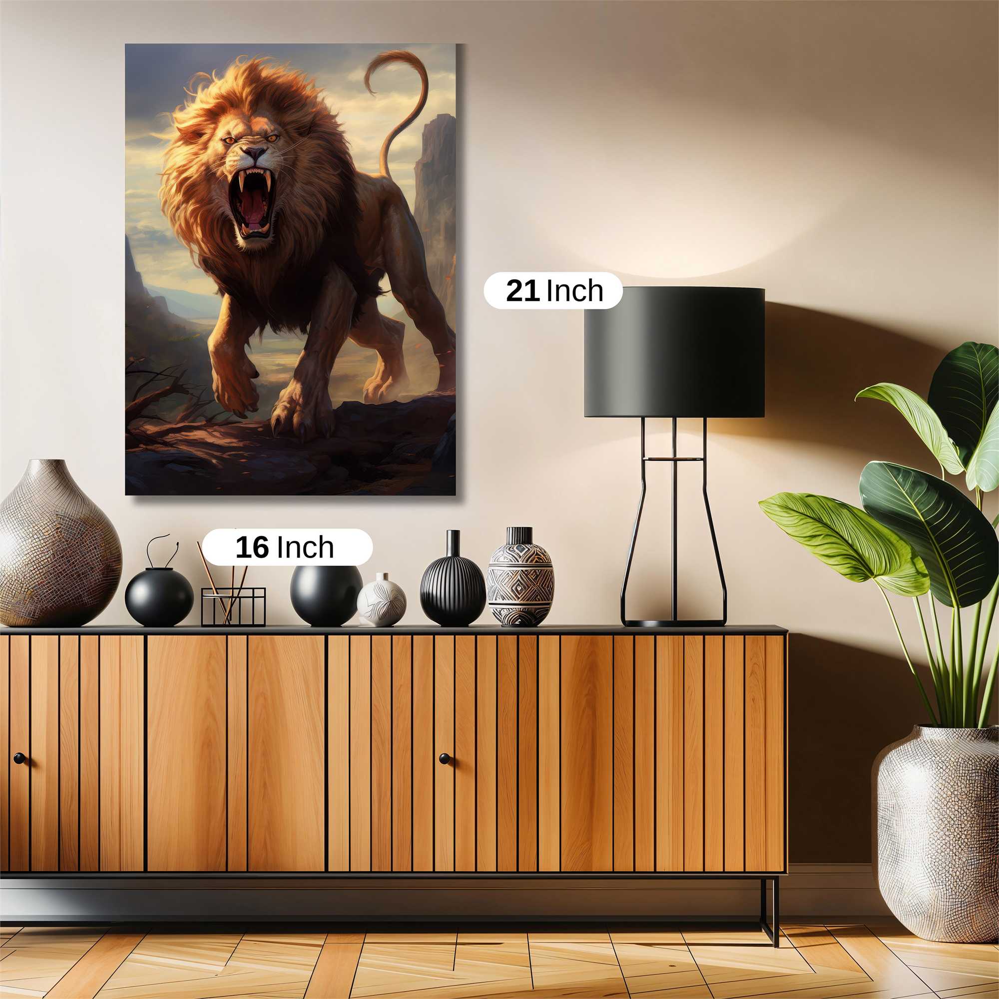 Lion Majestic Safe Wall Magnetic / M