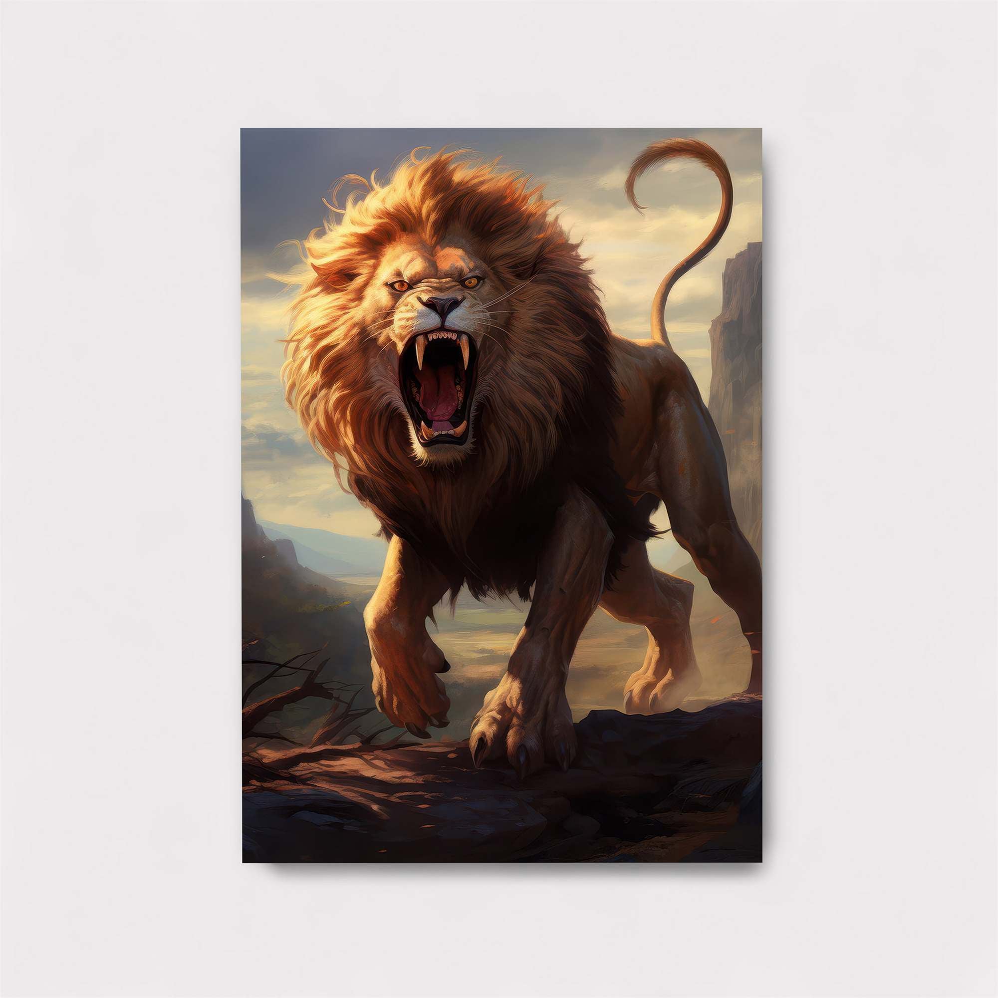 Lion Majestic Safe Wall Magnetic / M
