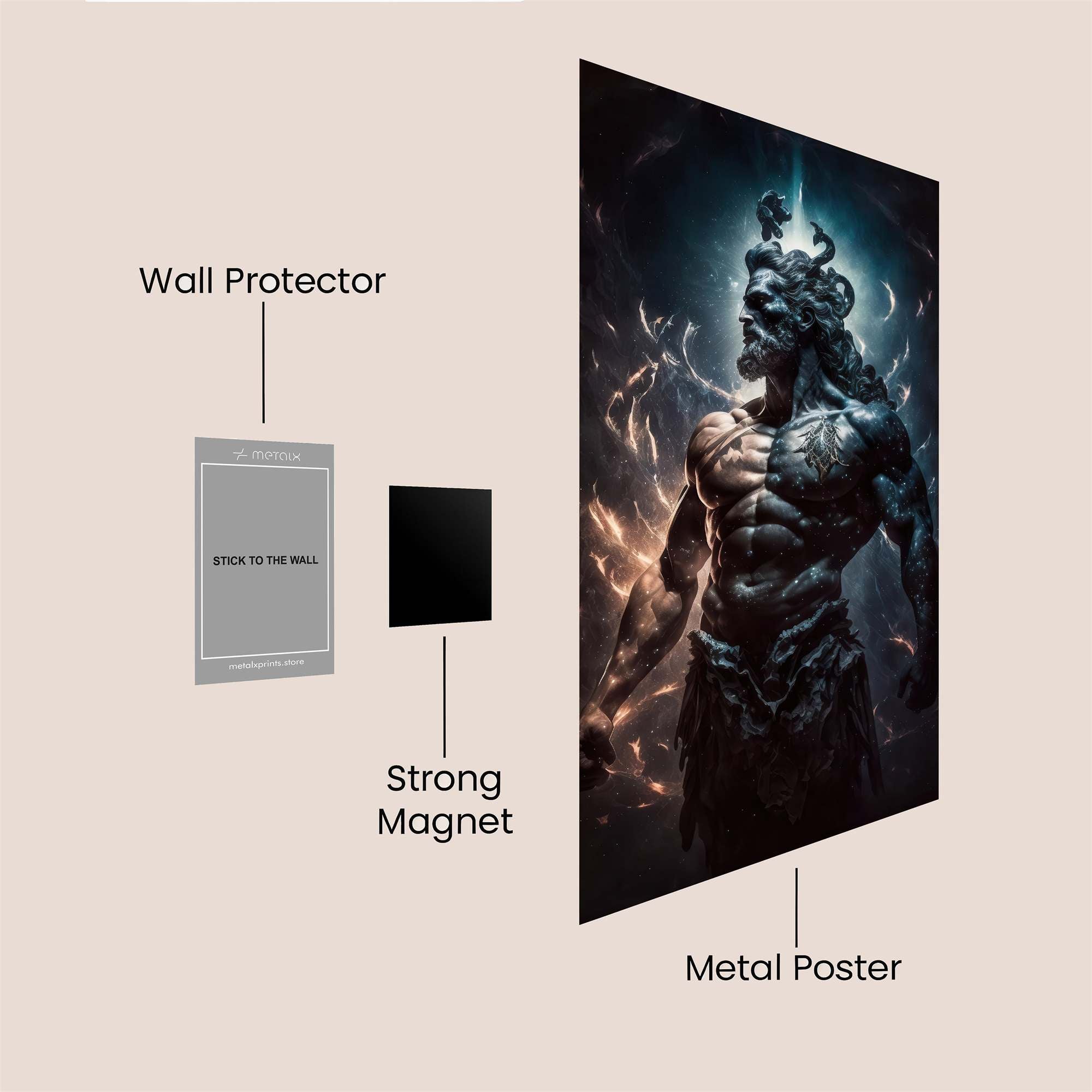 Shiva Majestic Safe Wall Magnetic / M