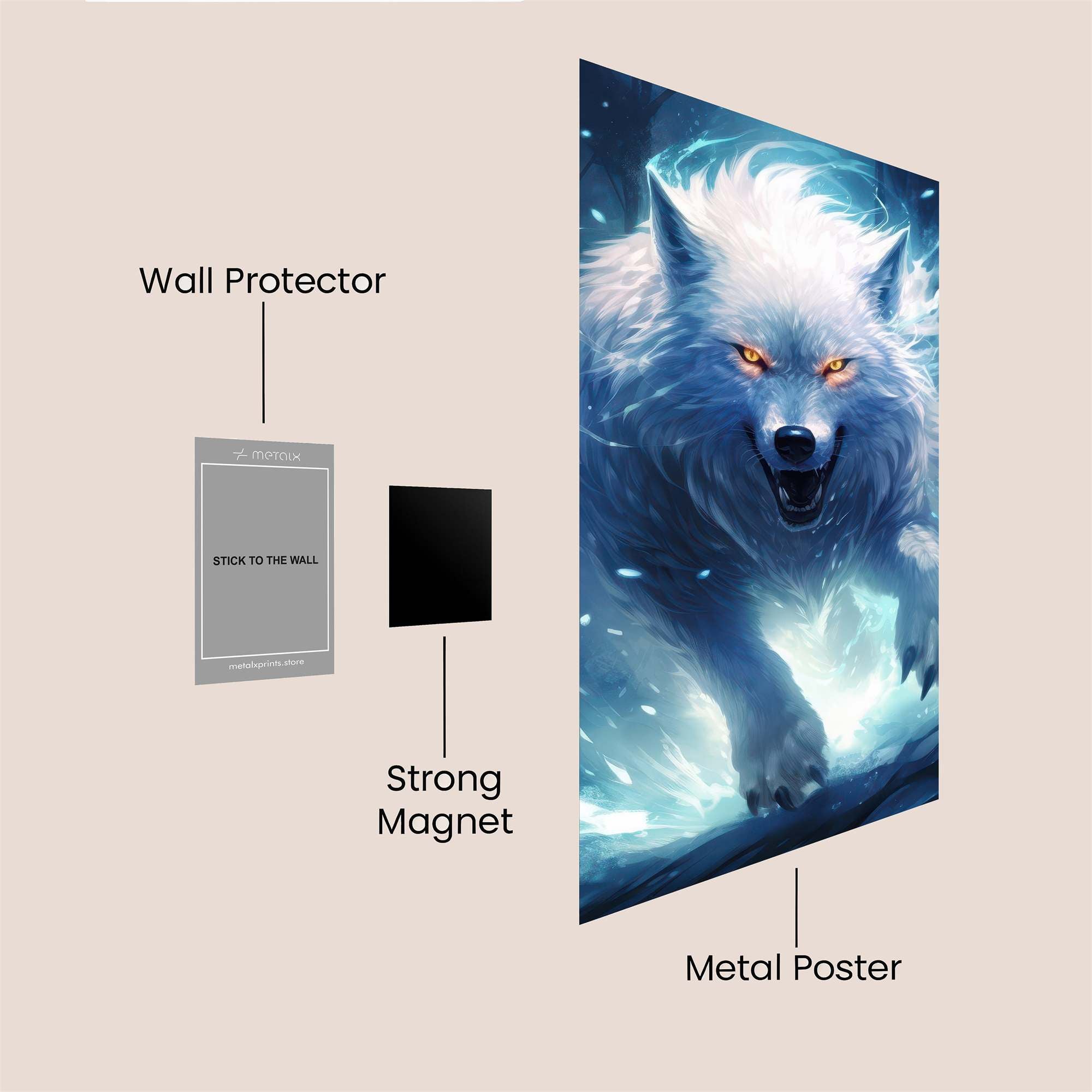 Frost Fury Safe Wall Magnetic / M
