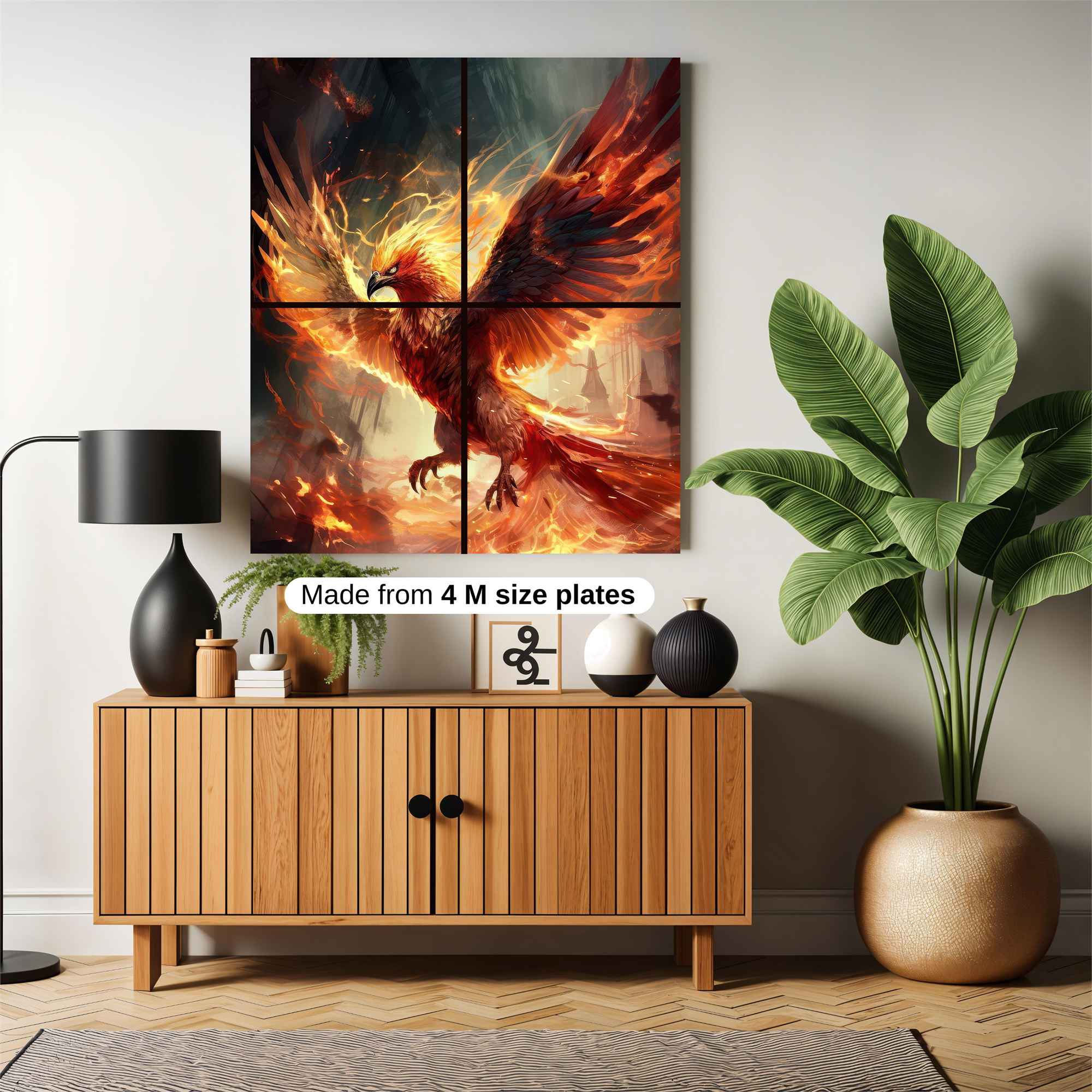 Phoenix Blaze Safe Wall Magnetic / M