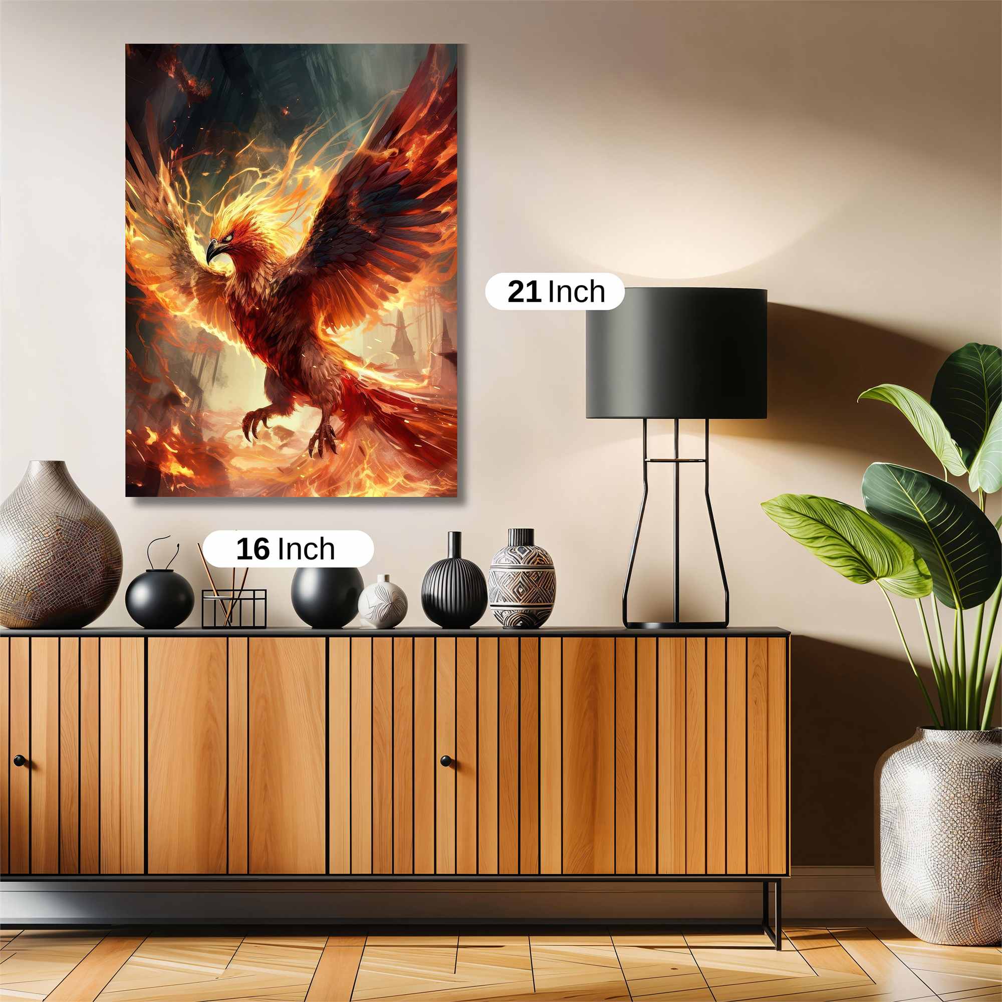 Phoenix Blaze Safe Wall Magnetic / M