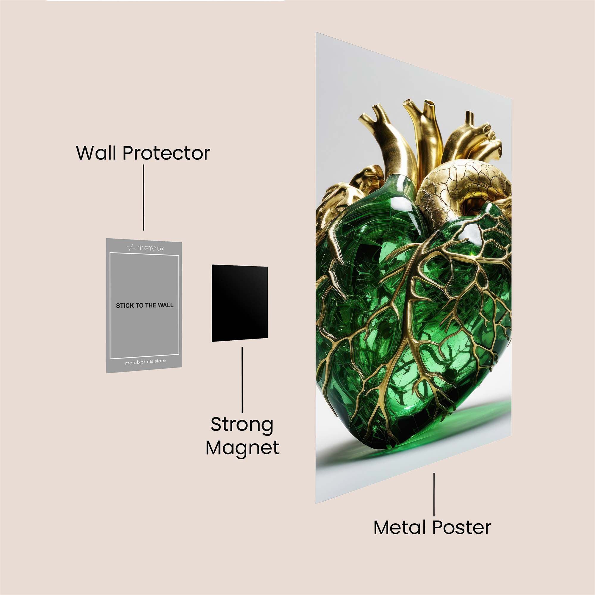 Emerald Enigma Safe Wall Magnetic / M