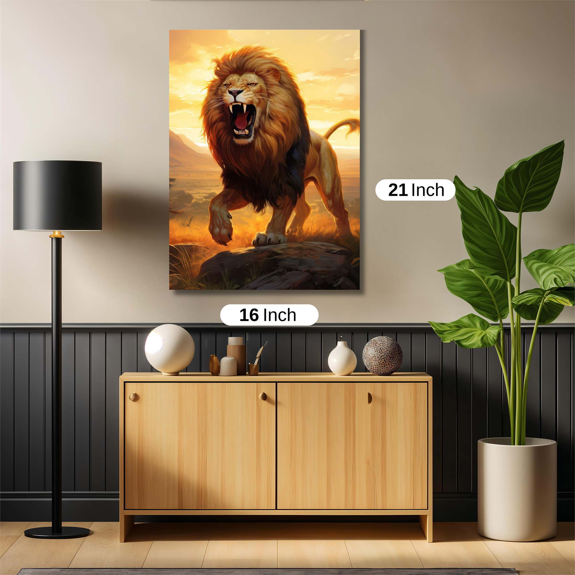 Lion Radiance Safe Wall Magnetic / M