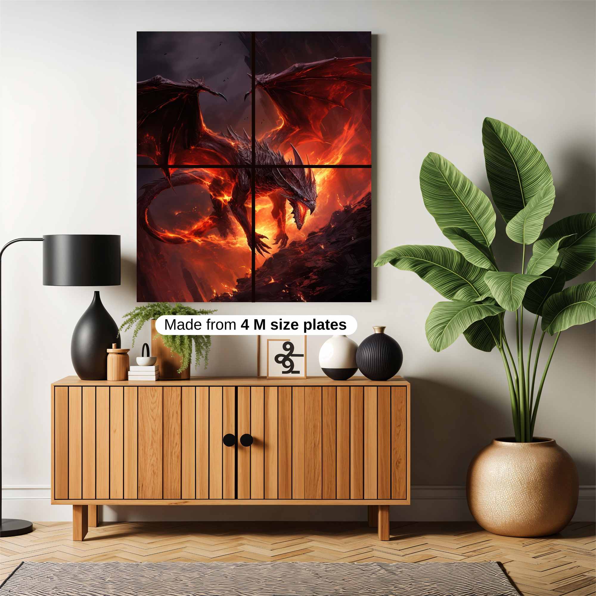 Dragon Inferno Safe Wall Magnetic / M