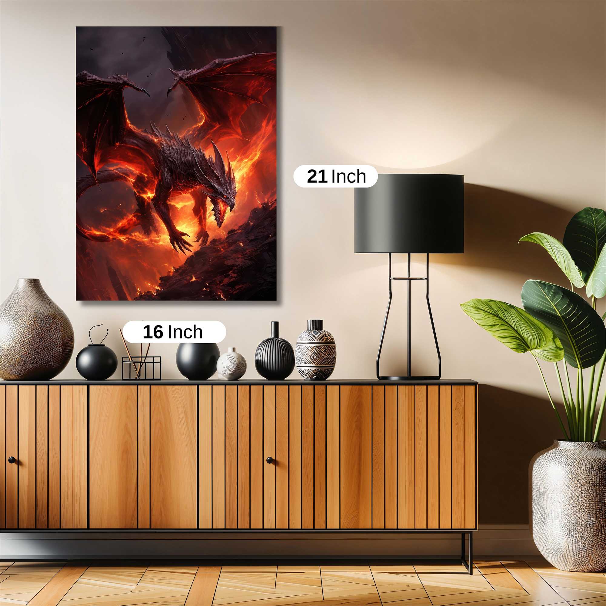 Dragon Inferno Safe Wall Magnetic / M