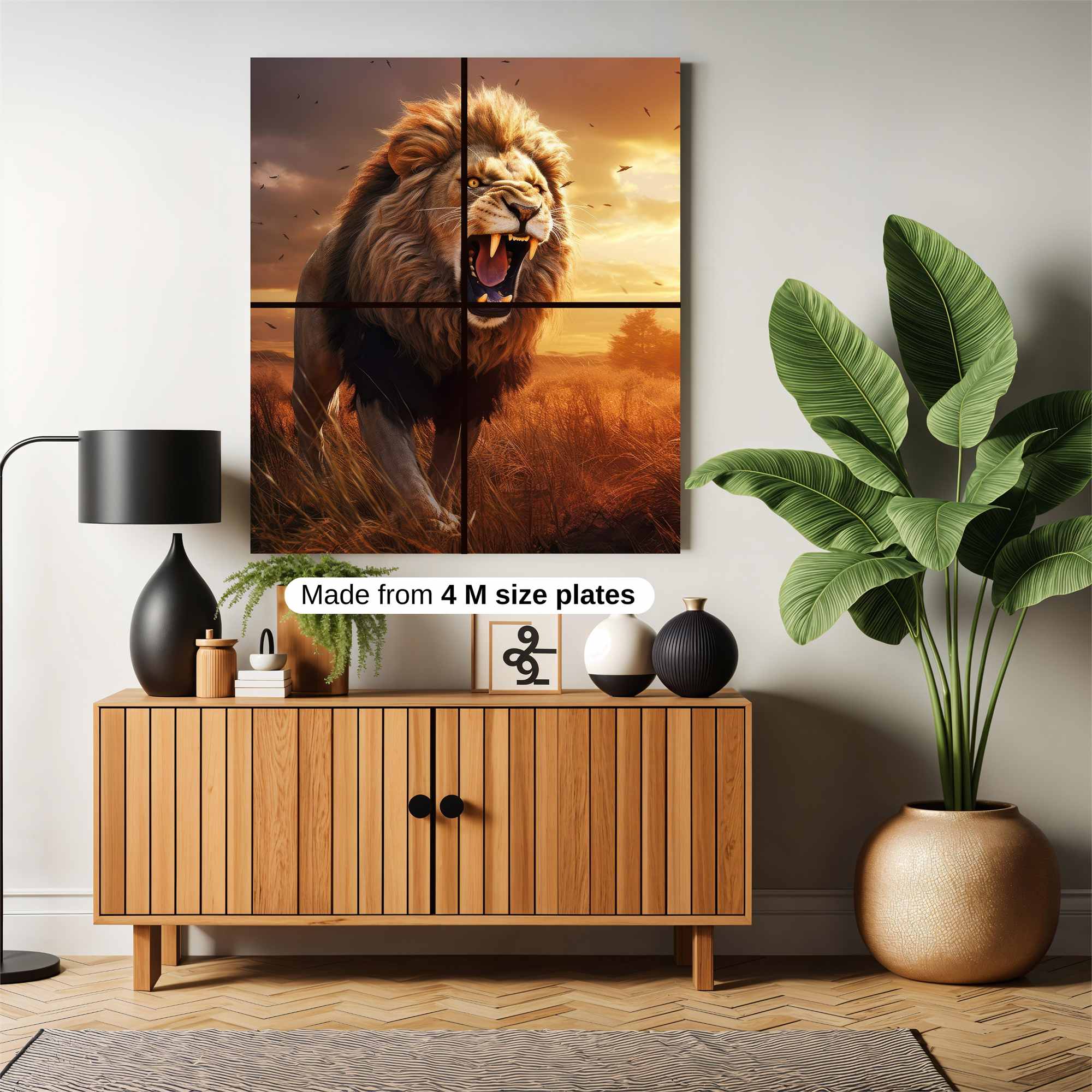Lion Blaze Safe Wall Magnetic / M