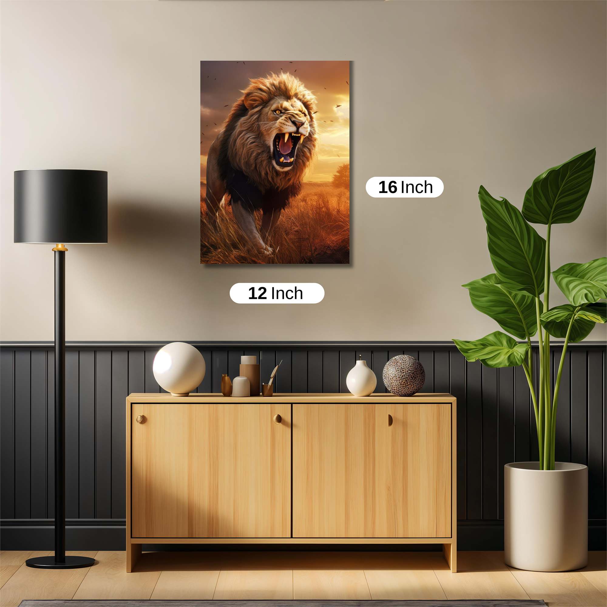 Lion Blaze Safe Wall Magnetic / M