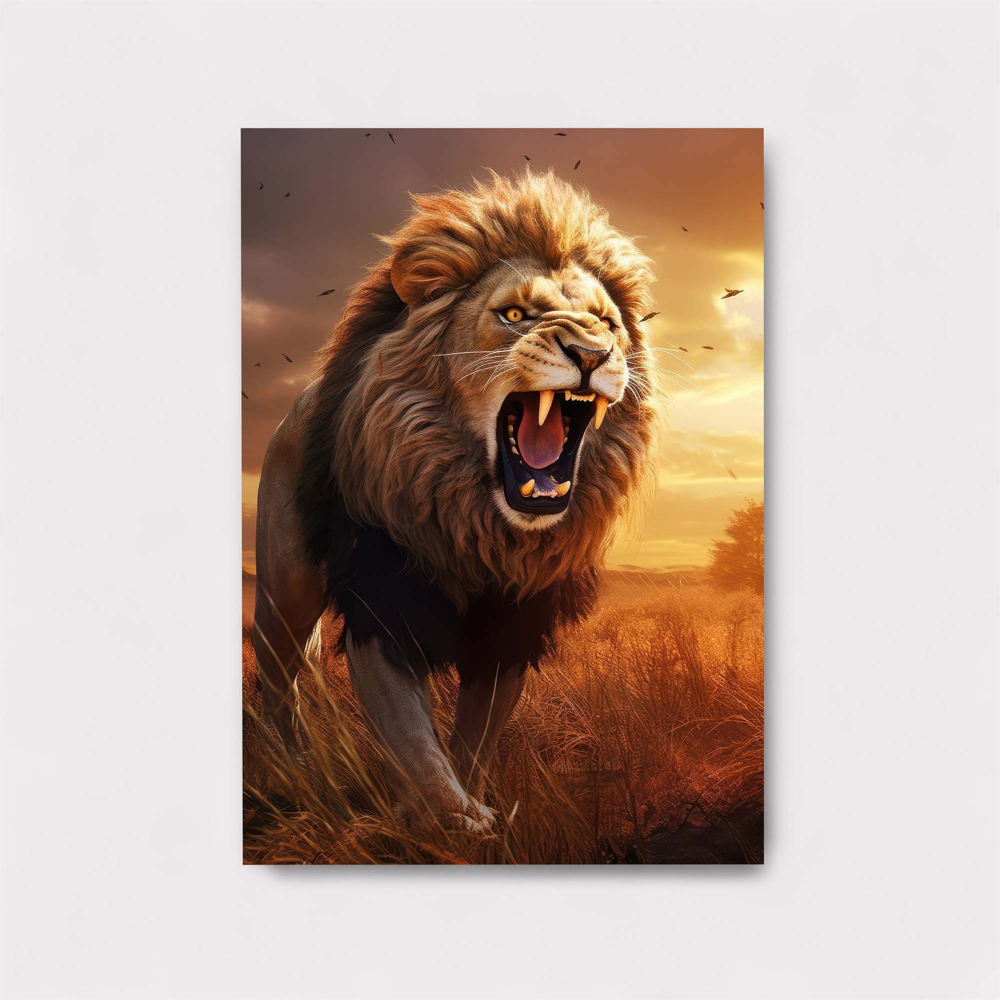 Lion Blaze Safe Wall Magnetic / M