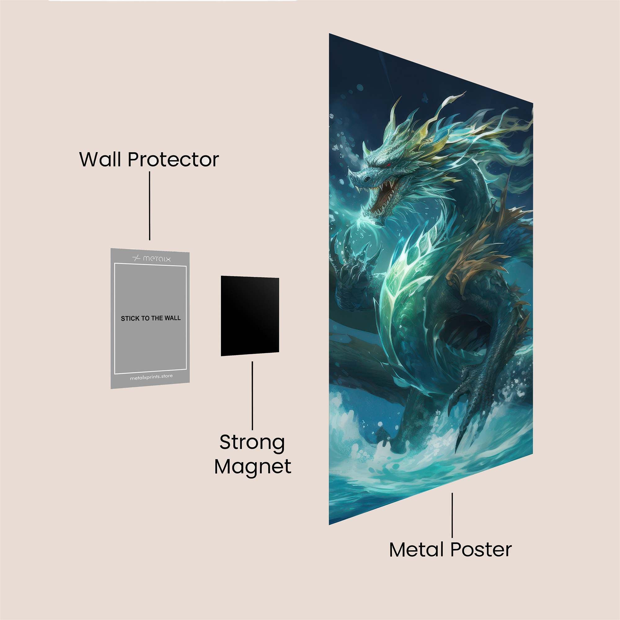 Aqua Majesty Safe Wall Magnetic / M